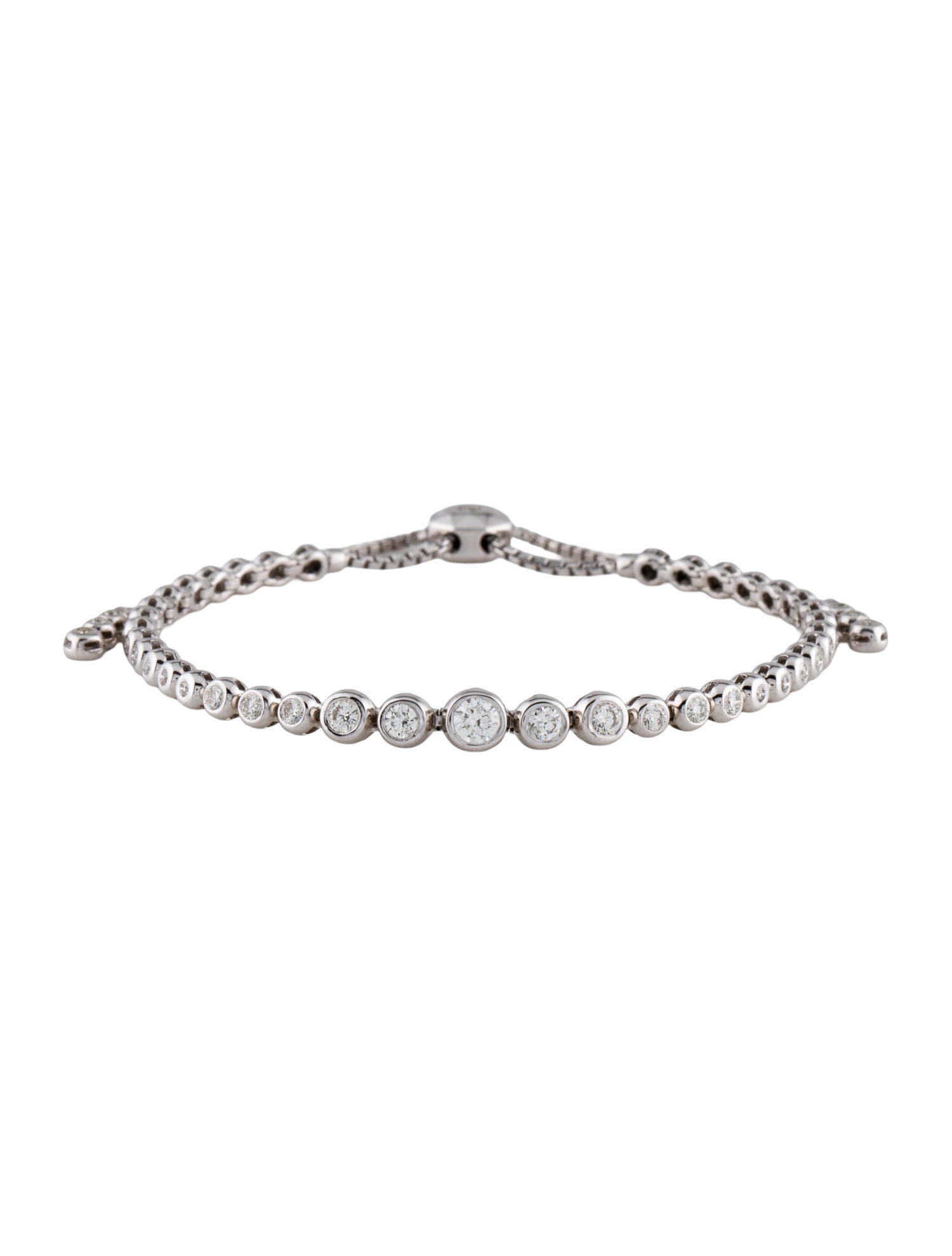 Bracelet 14K Diamond Adjustable Link