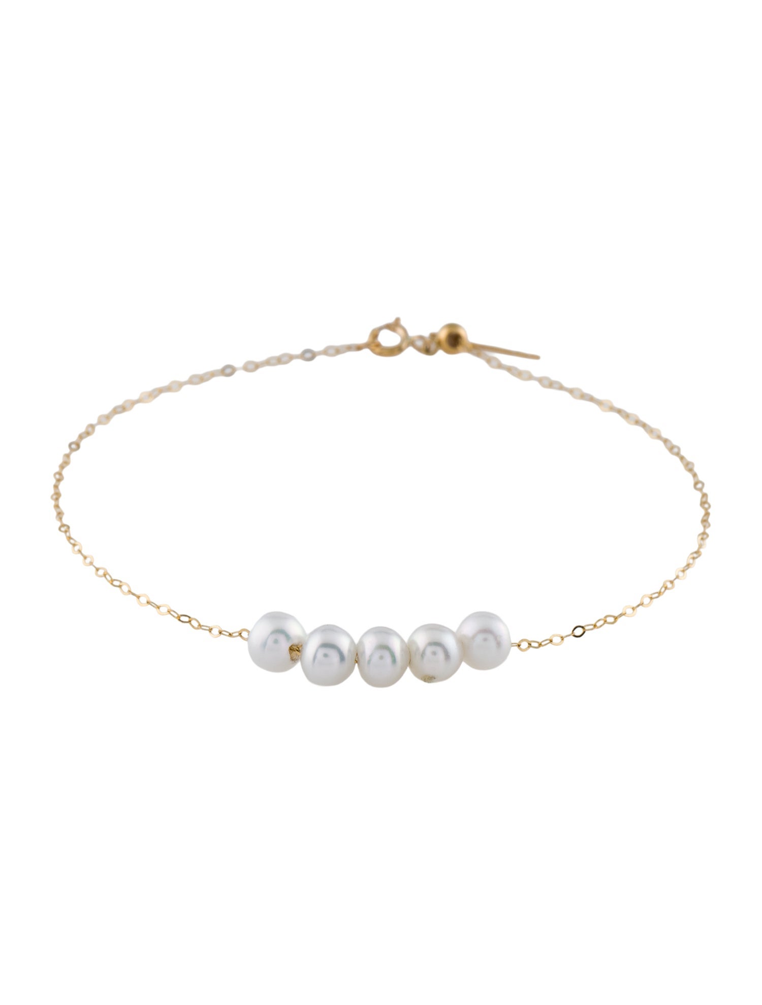 Bracelet 18K Pearl Station