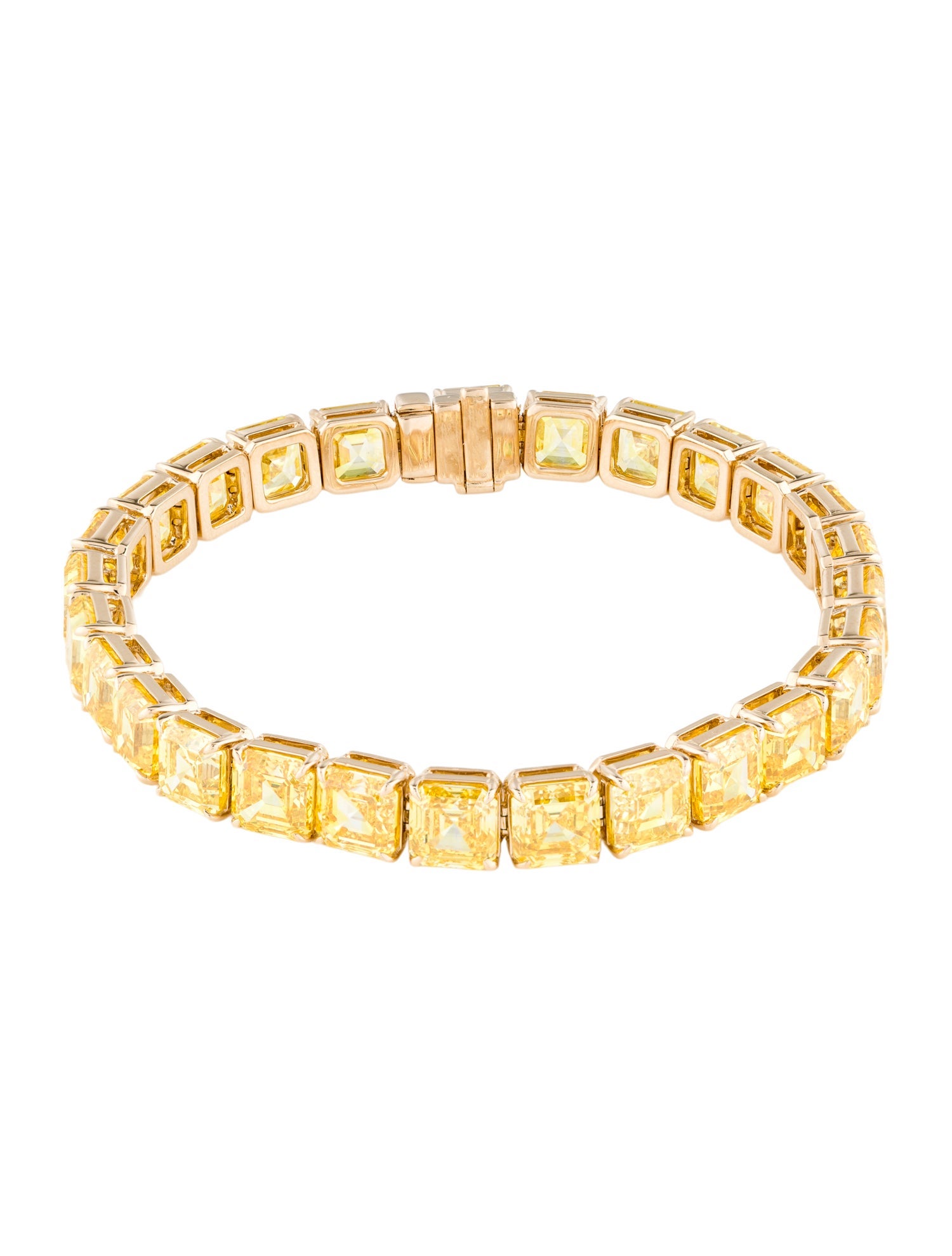 Bracelet 14K 28.56ctw Lab-Grown Diamond Tennis Bracelet