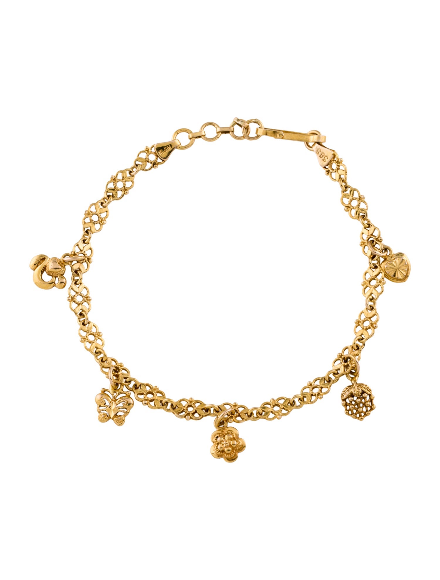 Bracelet 14K Charm