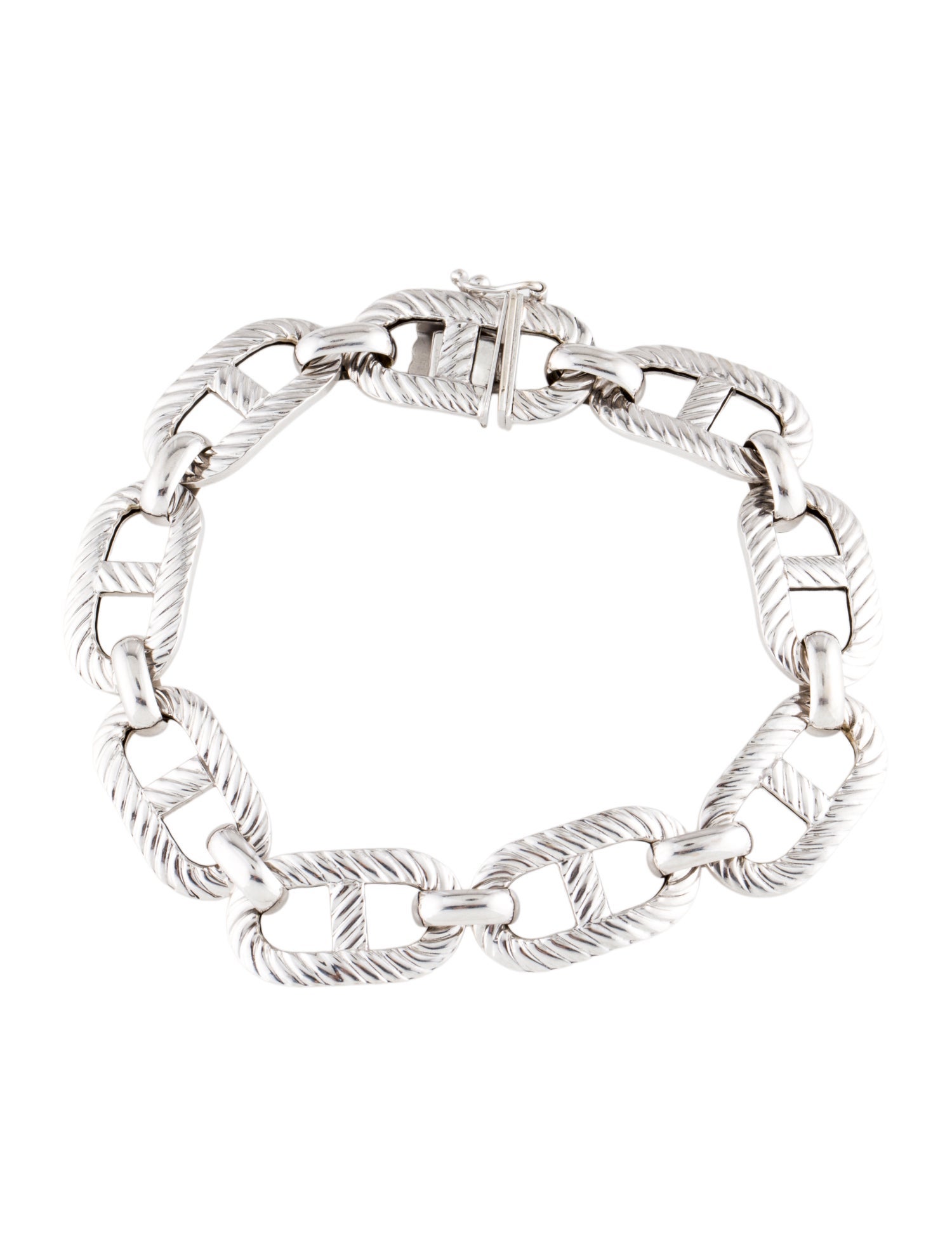 Bracelet 14K Textured Link
