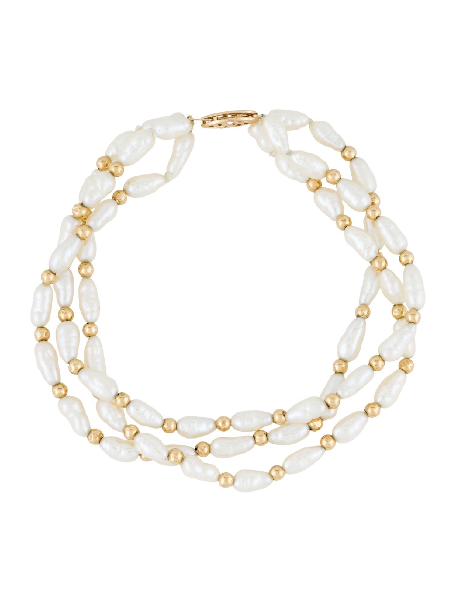 Bracelet 14K Pearl Multi-Strand