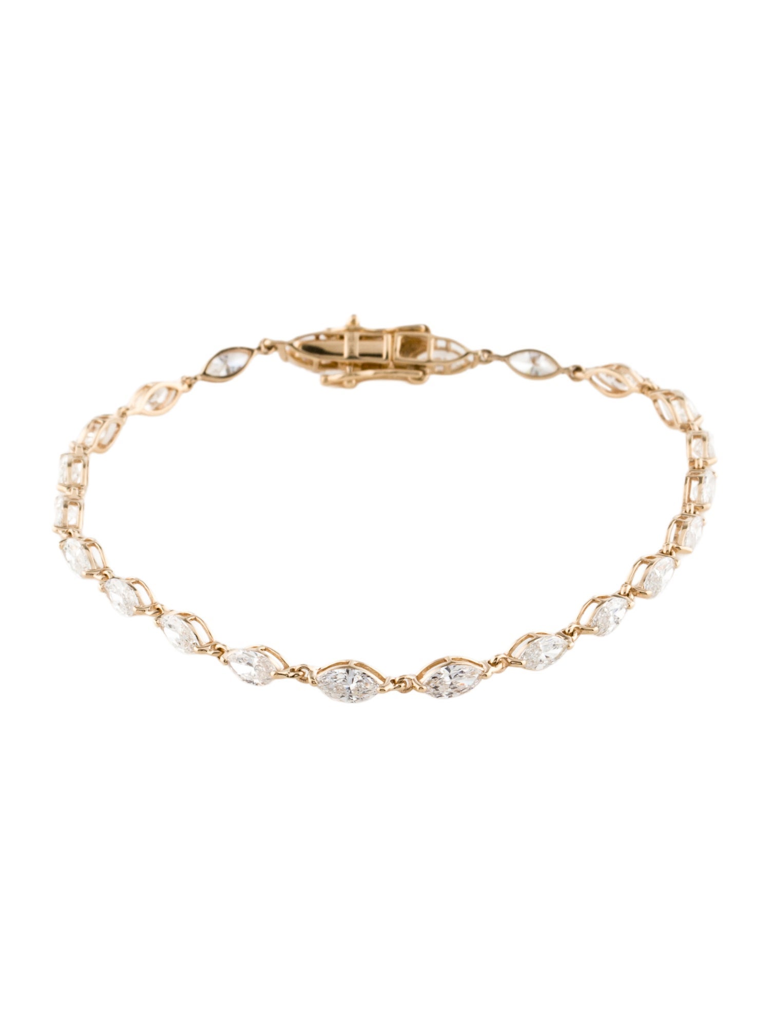 Bracelet 14K 3.43ctw Lab-Grown Diamond Tennis