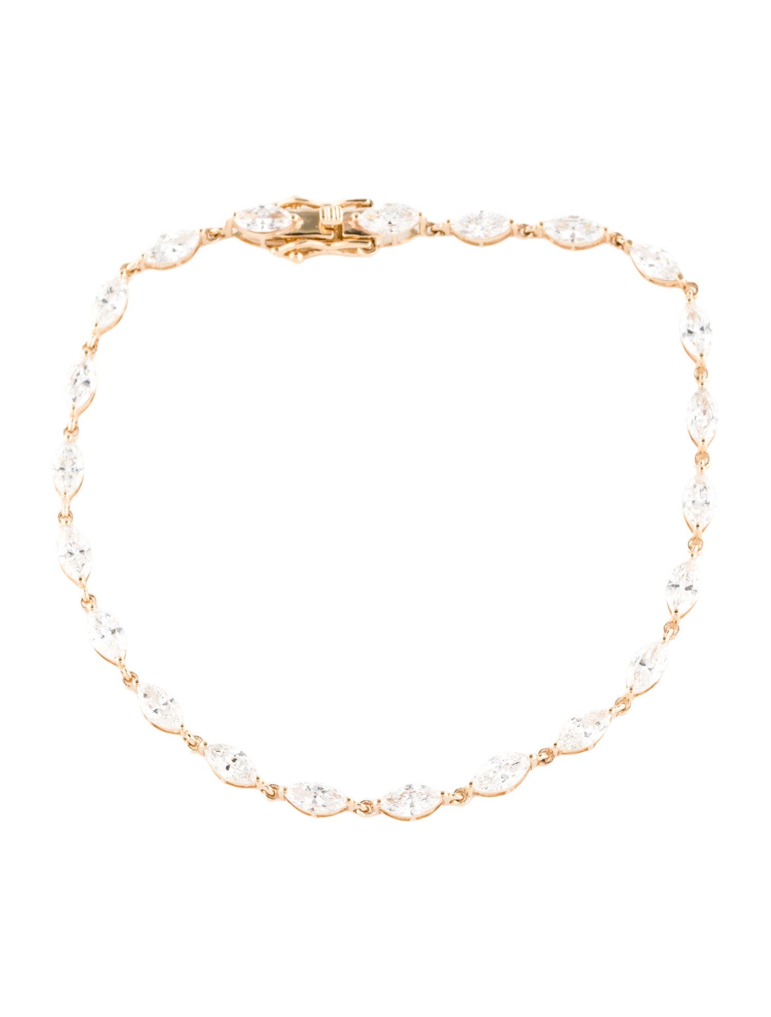 Bracelet 14K 3.43ctw Lab-Grown Diamond Tennis