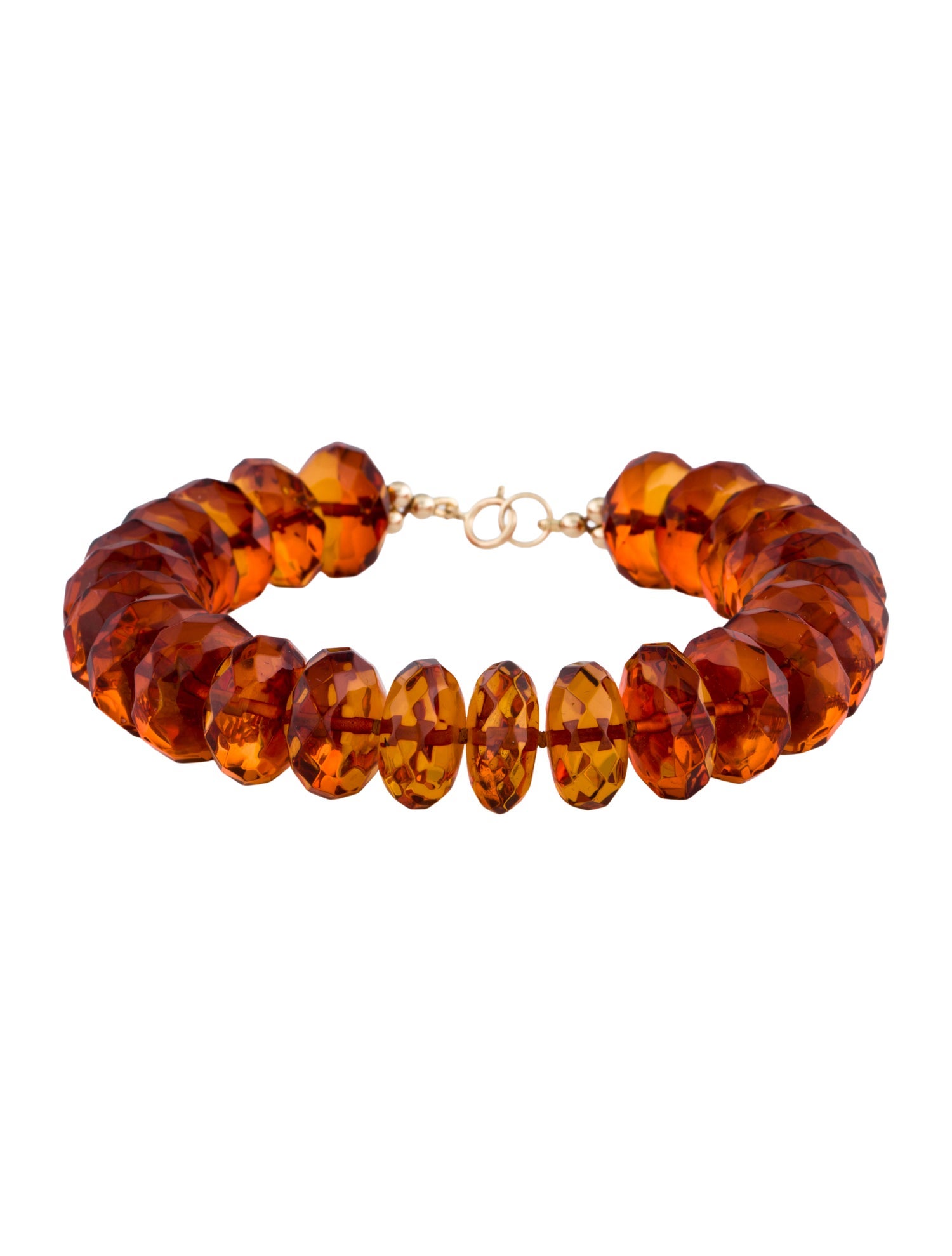 Bracelet 14K Amber Bead