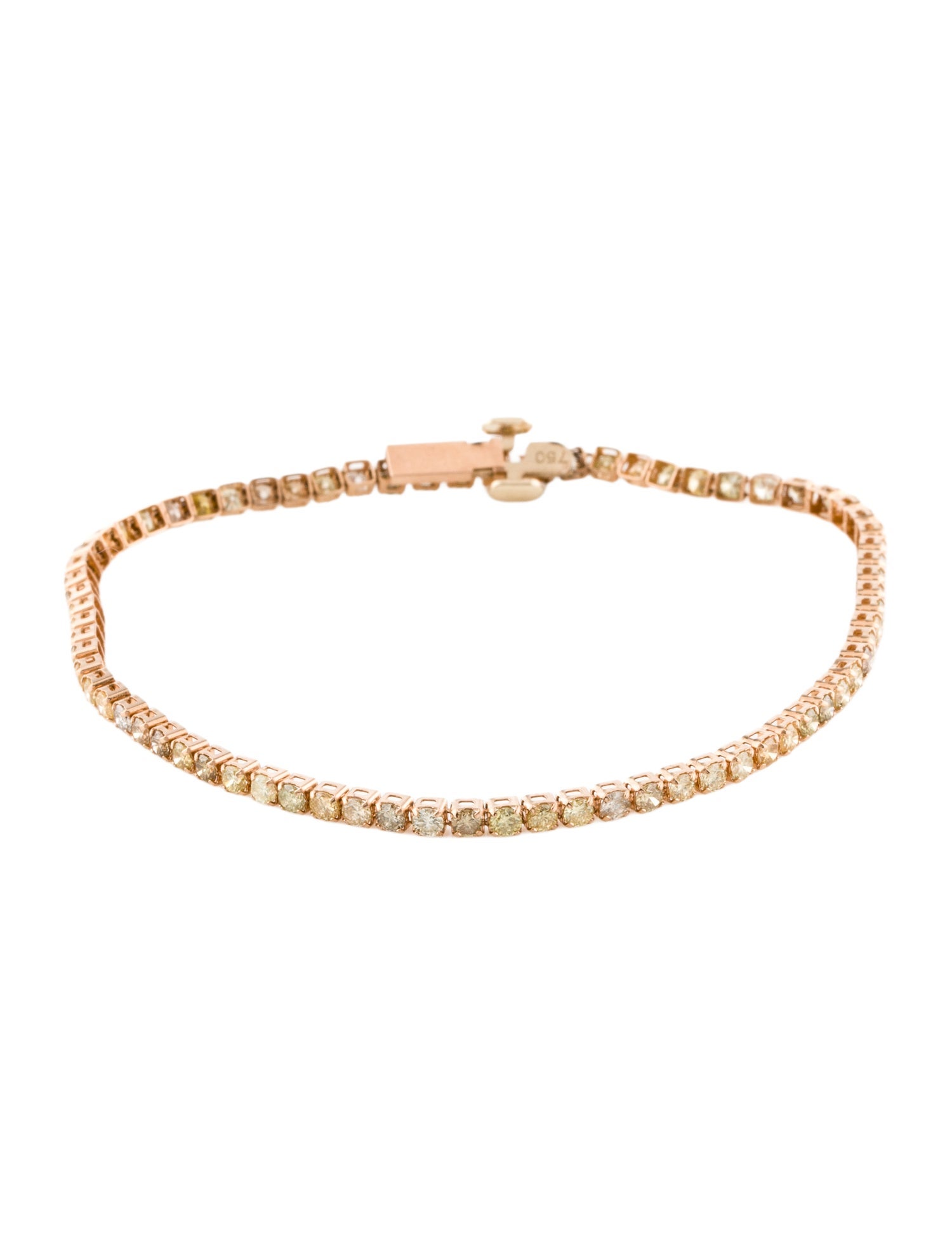 Bracelet 14K 2.44ctw Diamond Tennis
