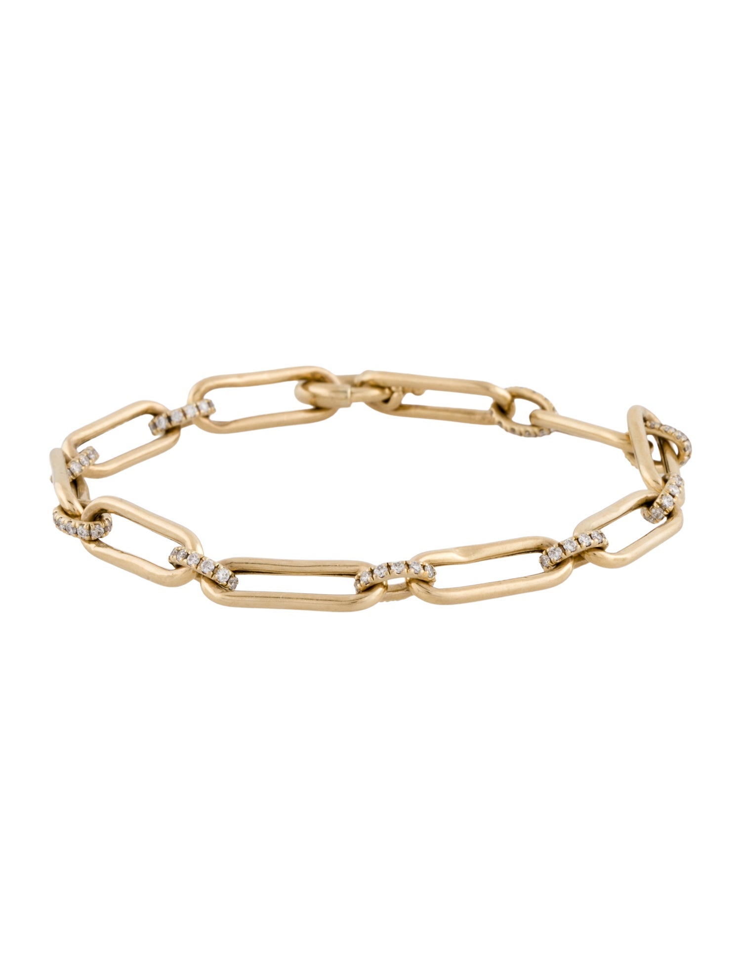 Bracelet 14K 1.17ctw Diamond Link