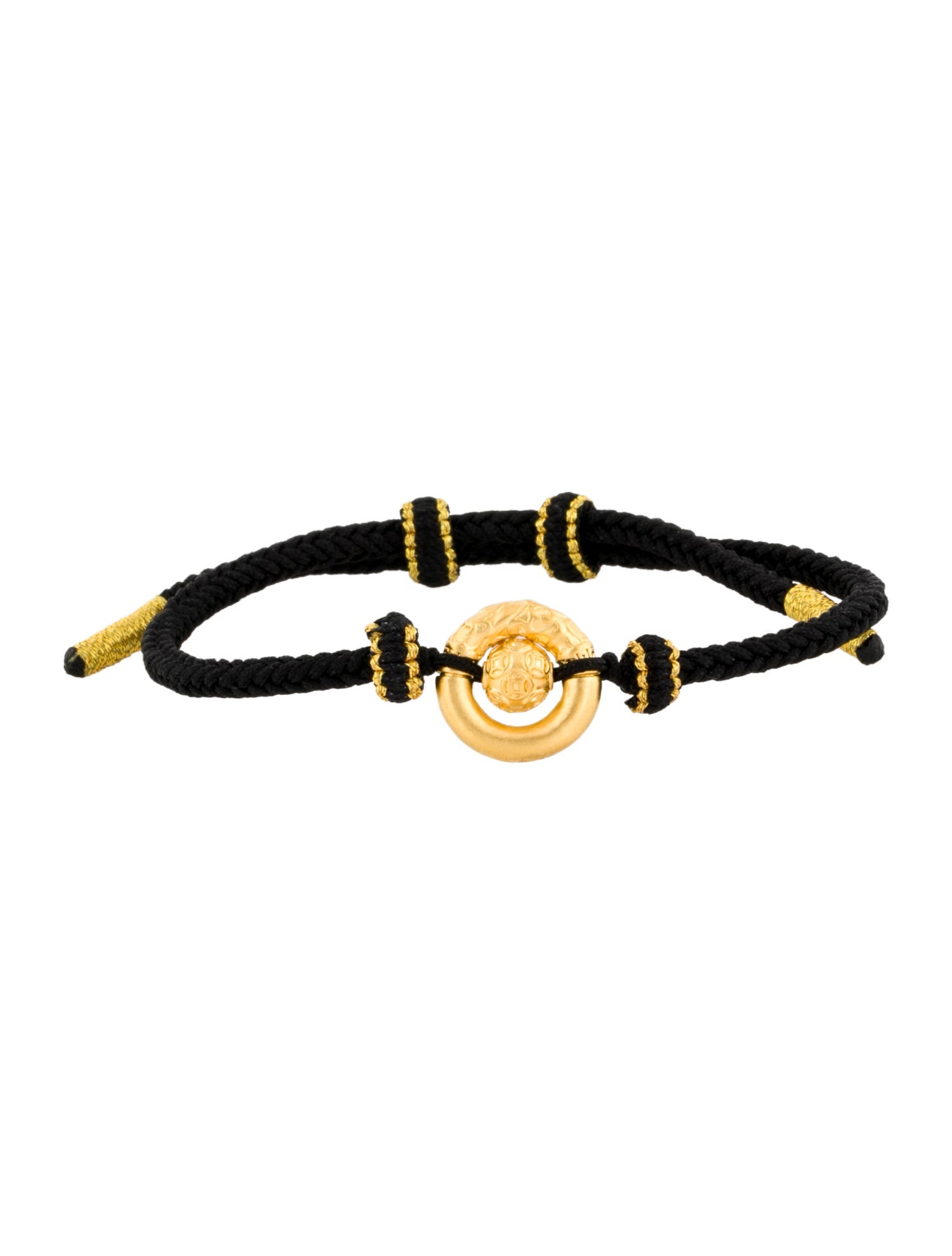 Bracelet 24K Station Charm Wrap