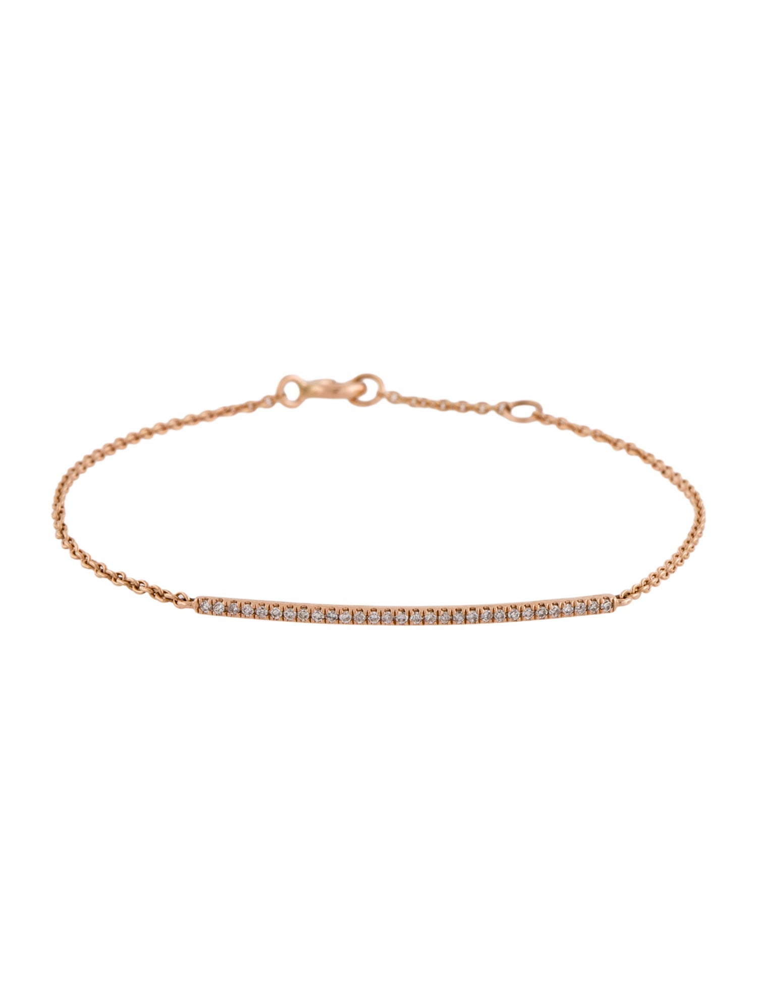 Bracelet 14K Diamond Line