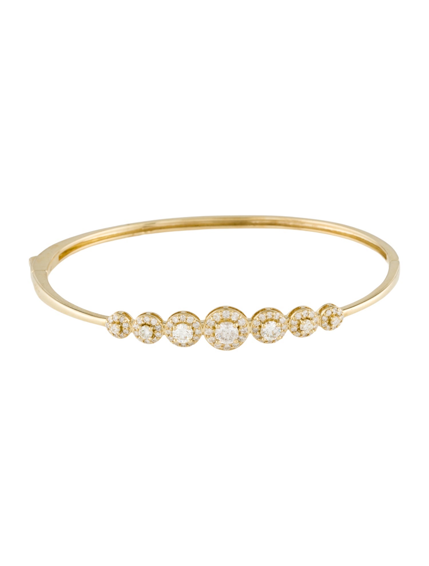 Bracelet 14K 1.09ctw Diamond Bangle