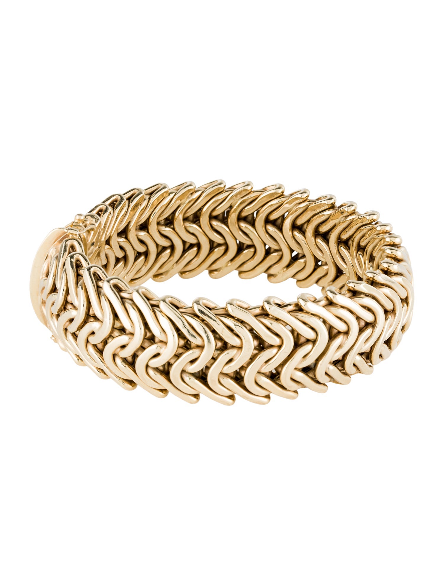 Bracelet 14K Wide Link