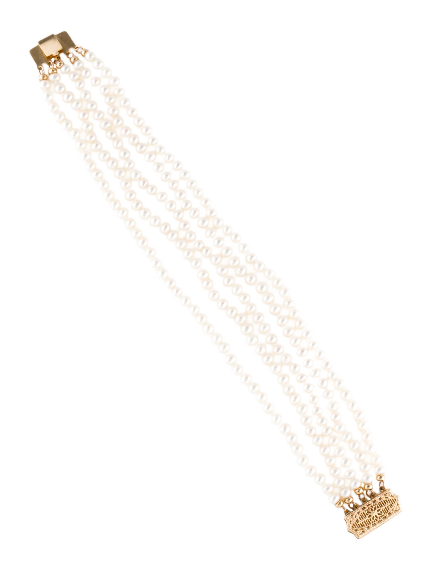 Bracelet 14K Pearl Multistrand