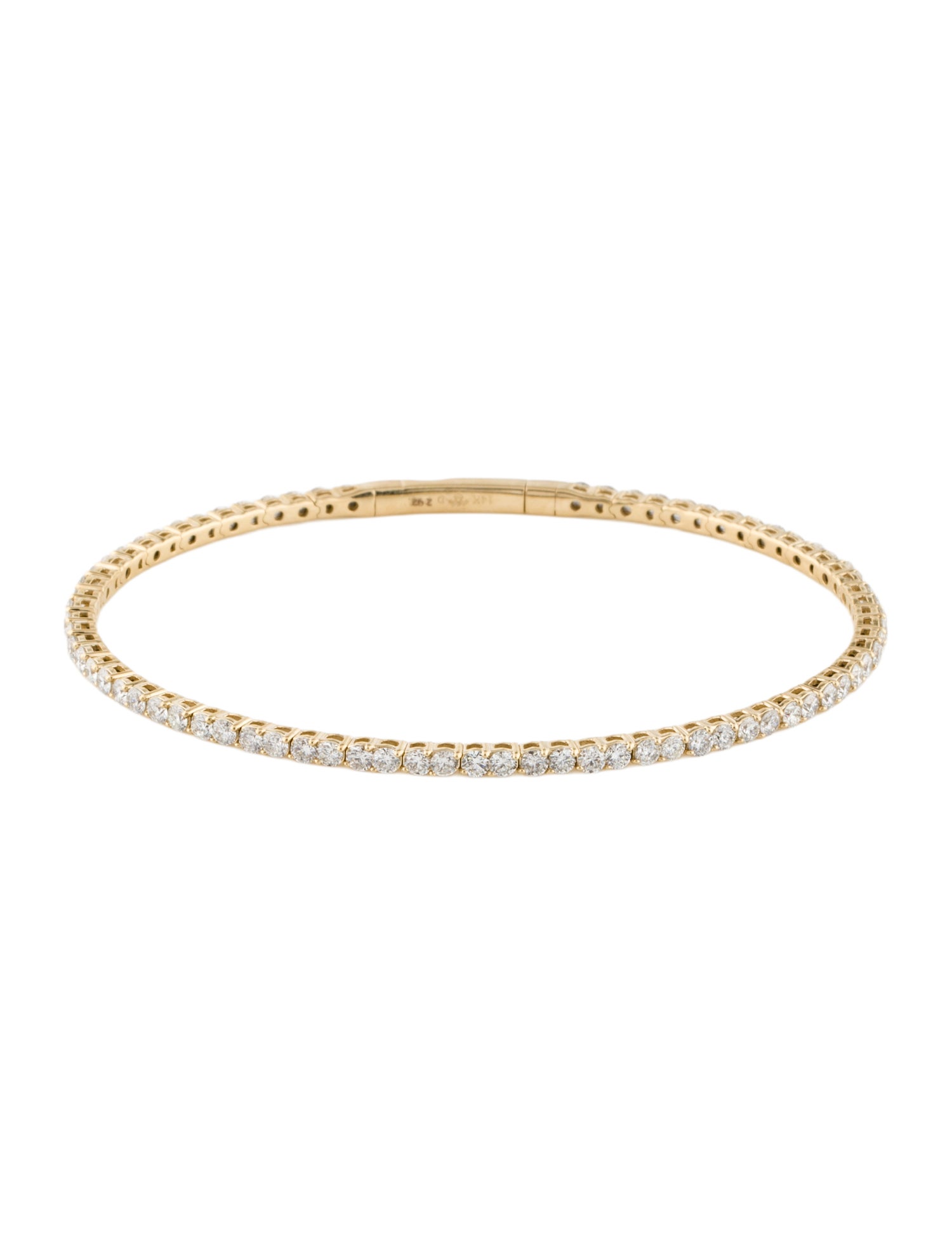 Bracelet 14K 2.92ctw Diamond Tennis Bracelet