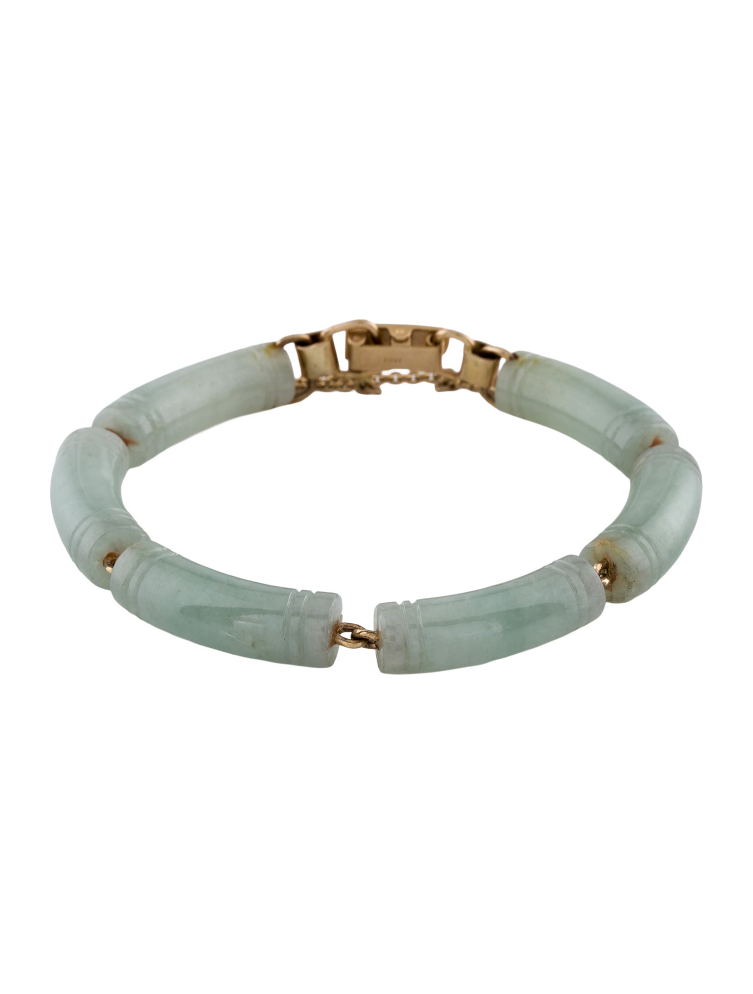 Bracelet 14K Jadeite Link
