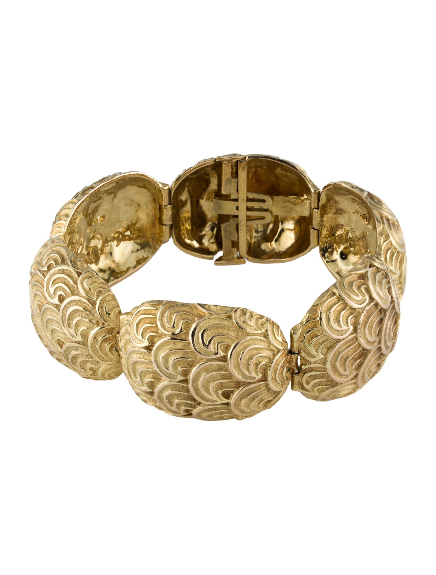 Bracelet 14K Textured Link