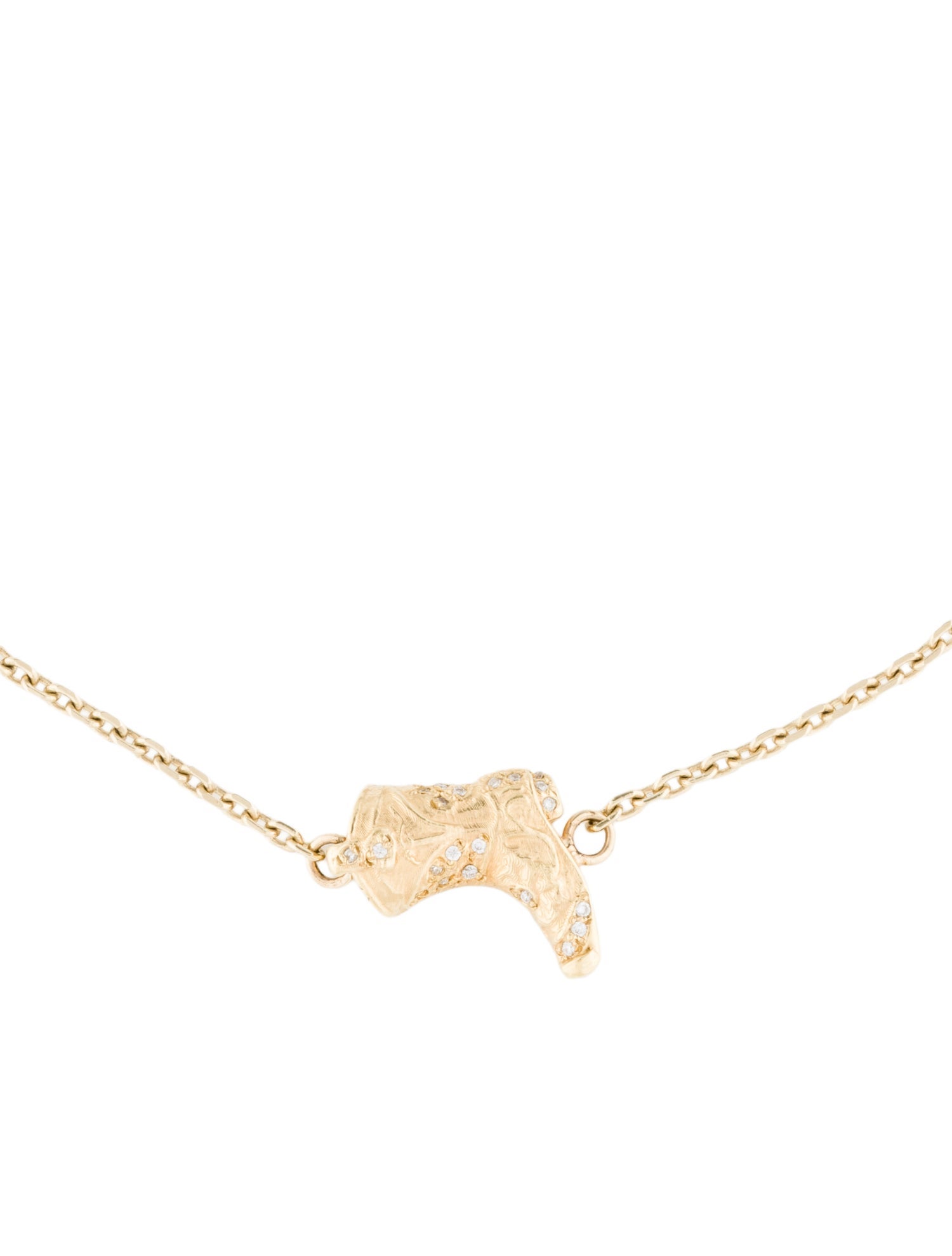 Bracelet 18K & 14K Diamond Boot Station