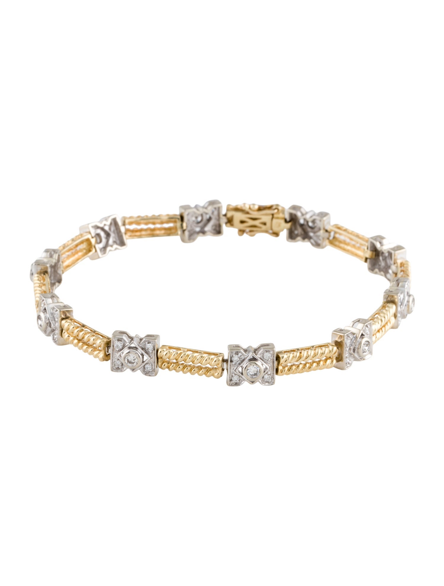 Bracelet 14K Diamond Link