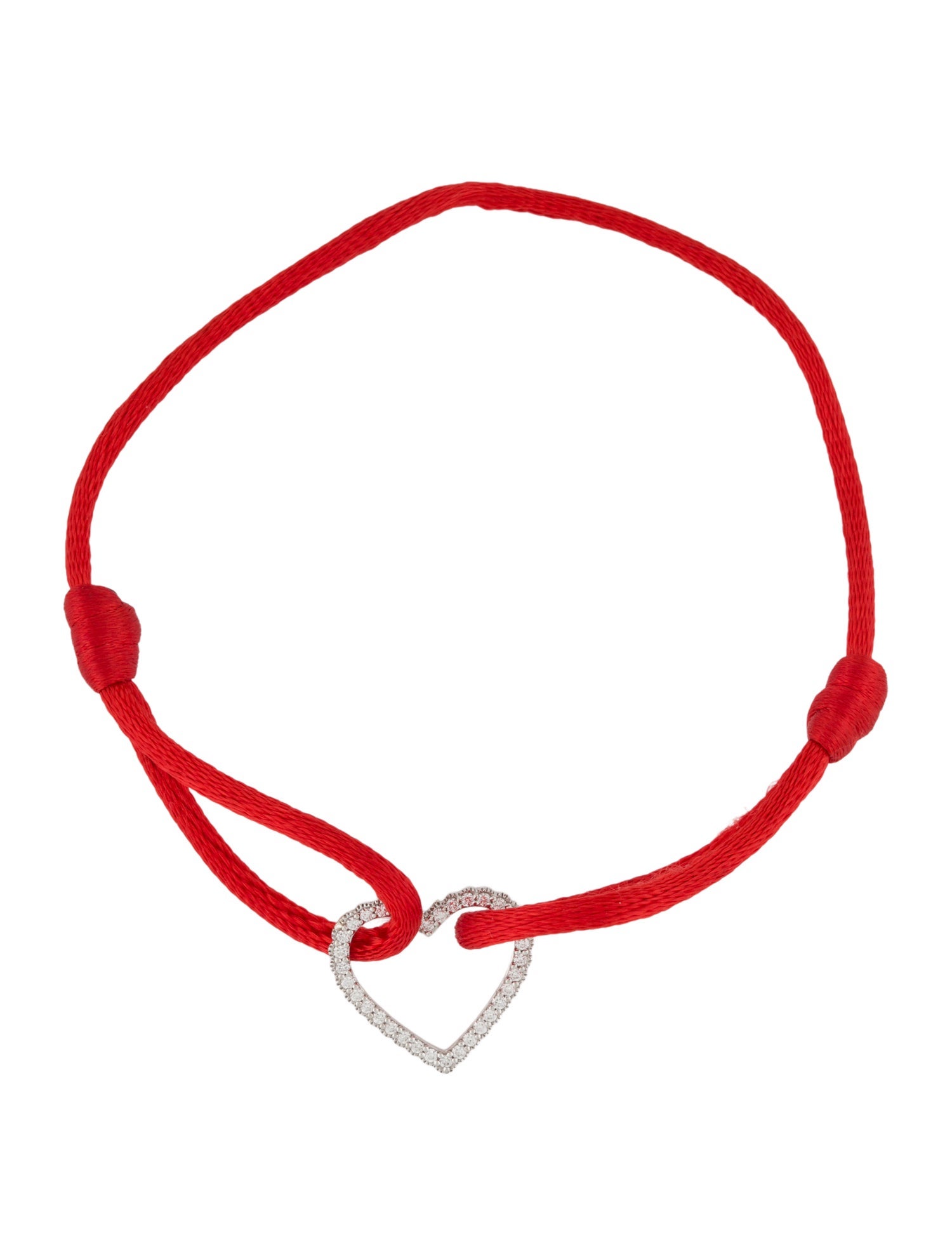 Bracelet 14K Diamond Silk Cord