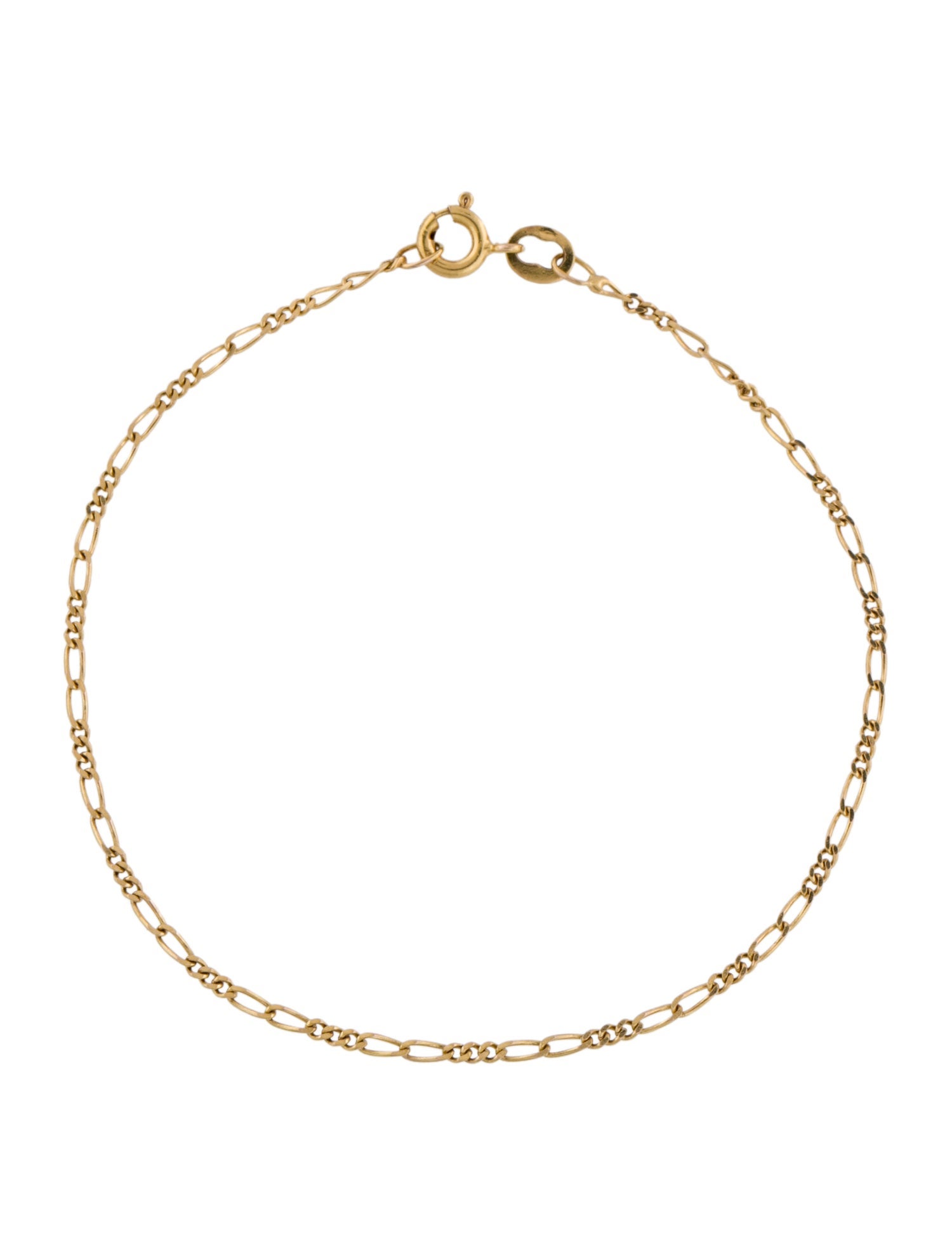 Bracelet 14K Figaro Link