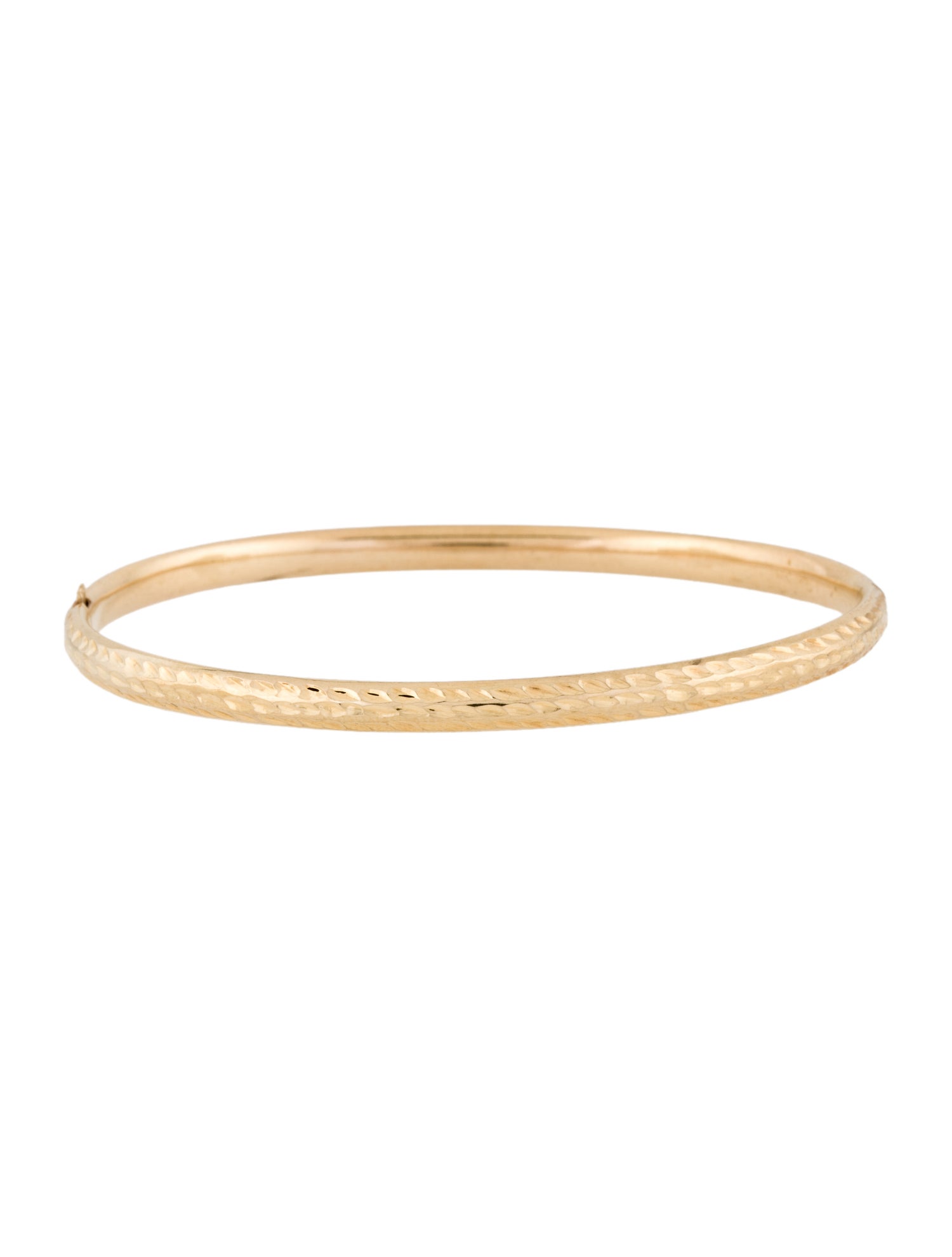 Bracelet 14K Hinged Bangle