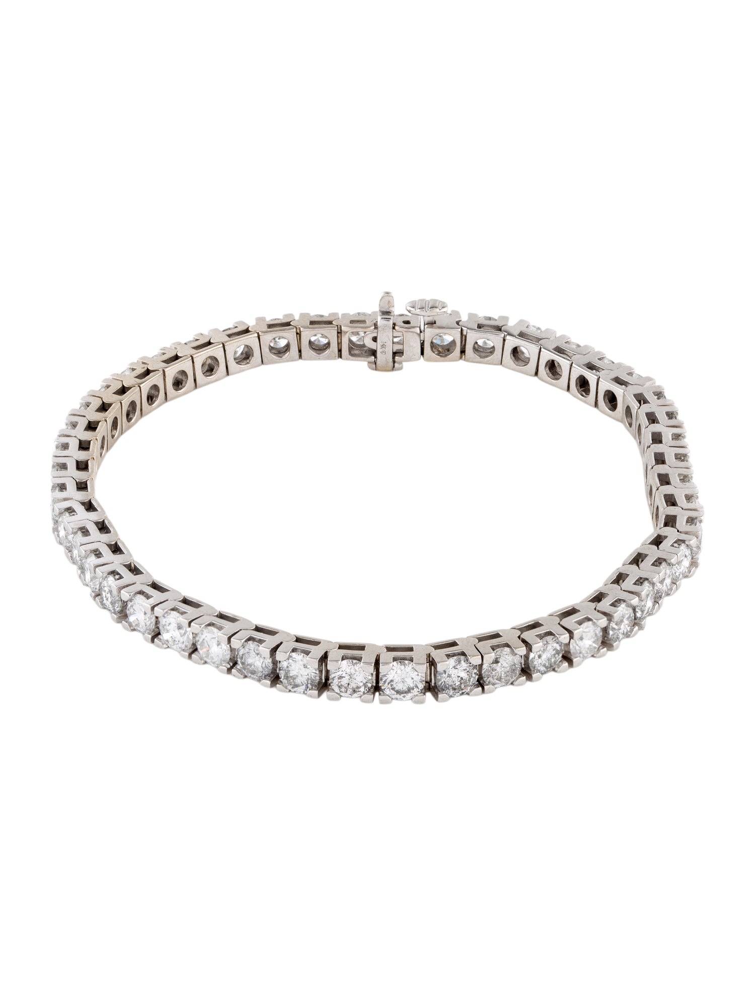 Bracelet 14K 10.58ctw Diamond Tennis Link