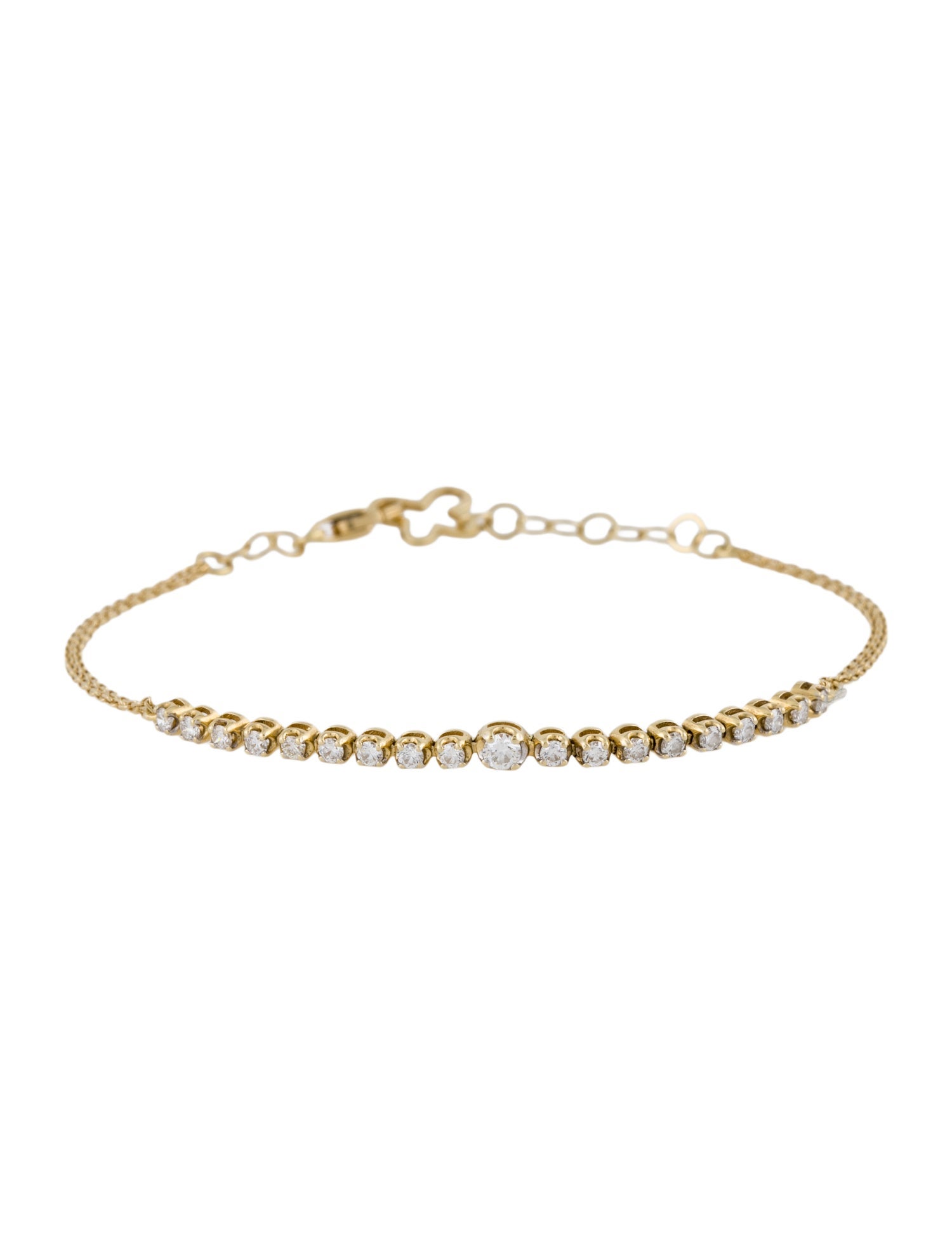 Bracelet 18K Diamond Linnear Station