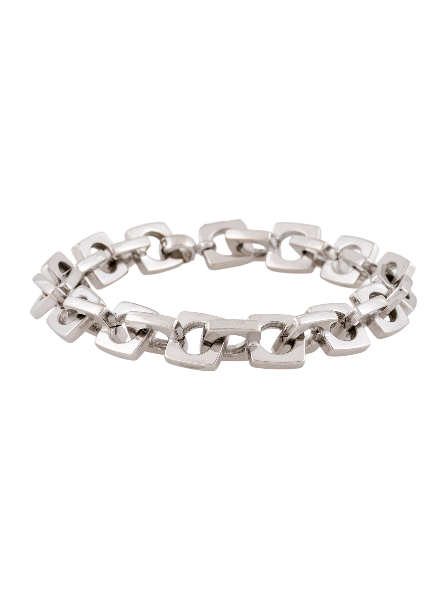 Bracelet 18K Square Link