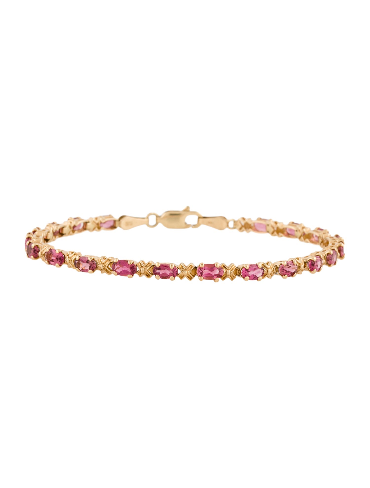 Bracelet 14K 4.60ctw Tourmaline Tennis