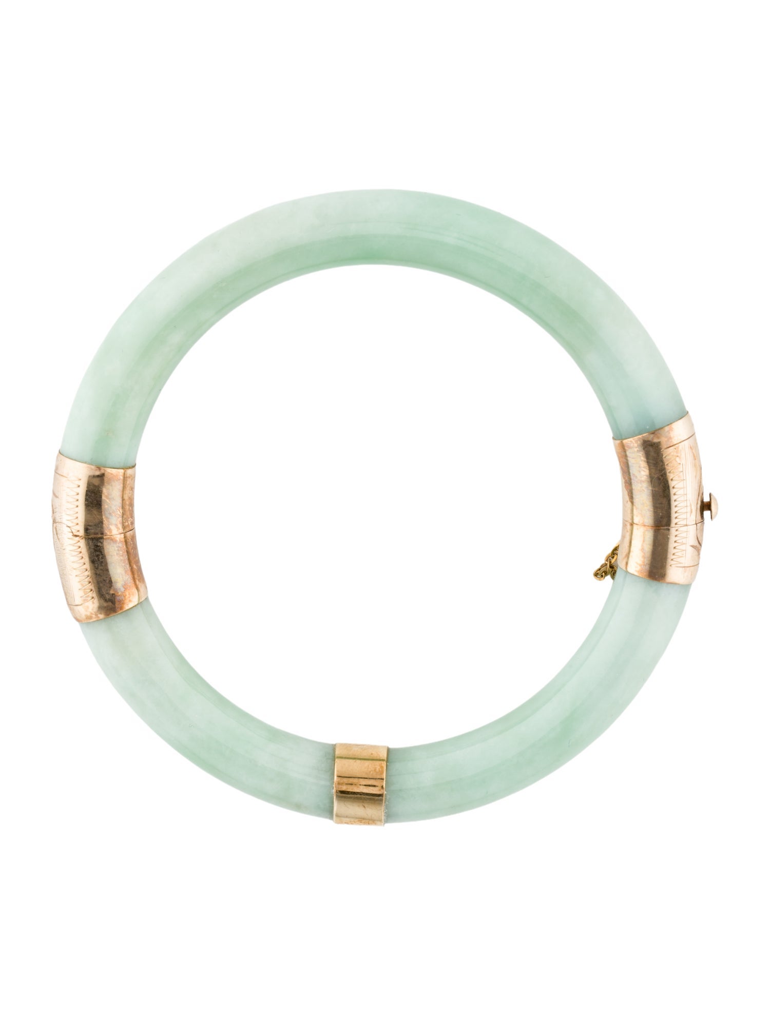 14K Jadeite Bangle