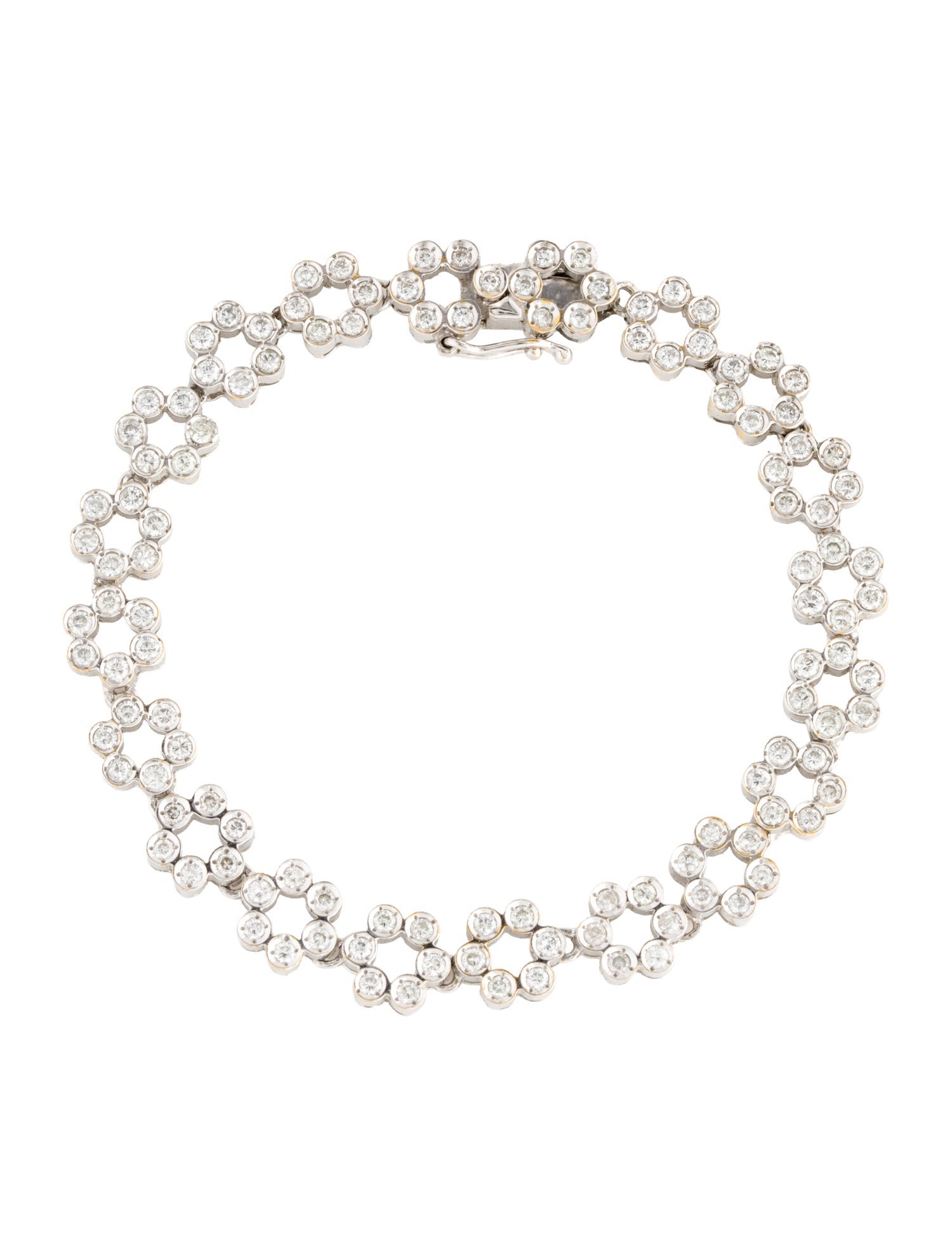 Bracelet 18K 2.40ctw Diamond Link