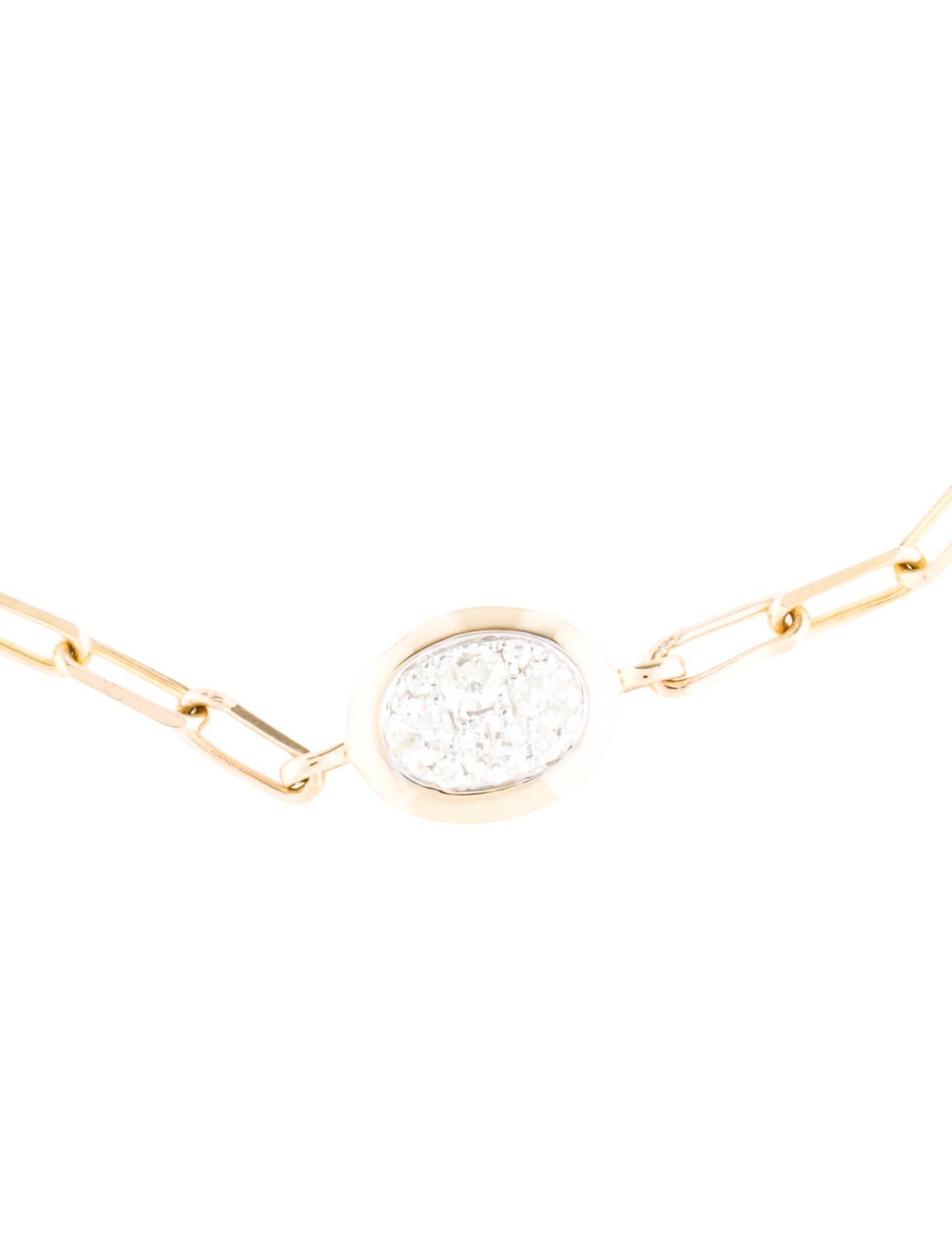 Bracelet 14K Diamond Link w/ Tags