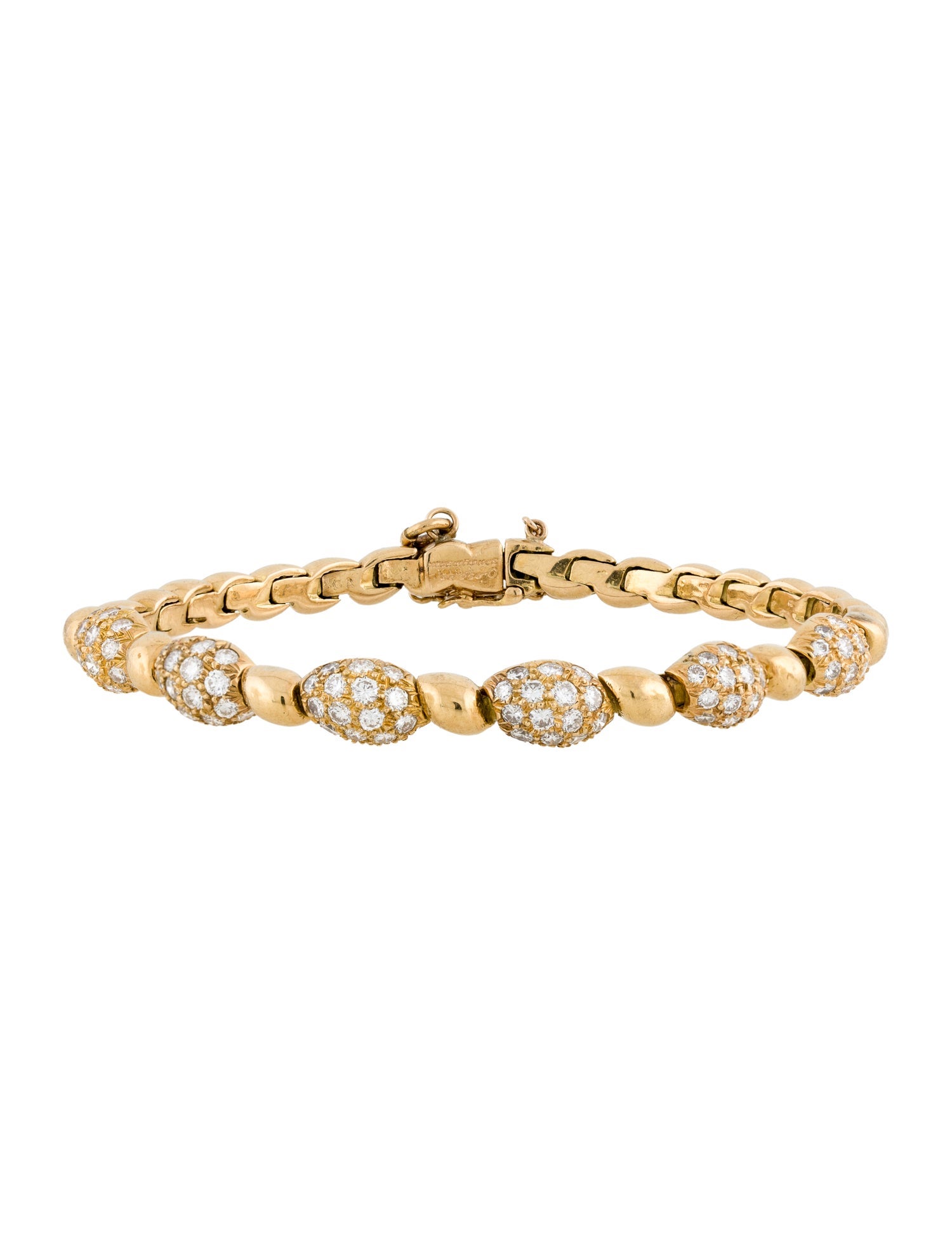 Bracelet 18K 3.06ctw Diamond Rope Link