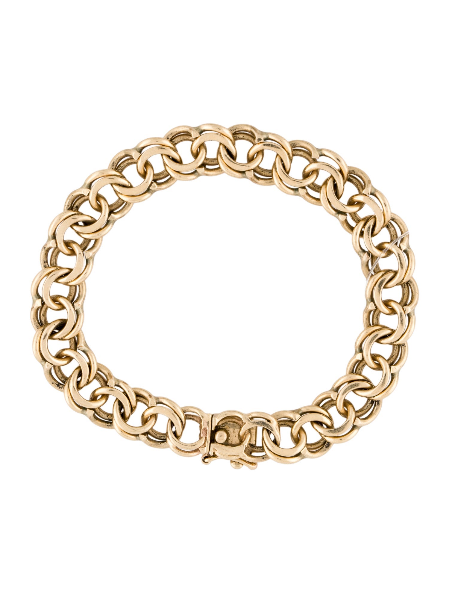 Bracelet 14K Double Infinity Chain Link