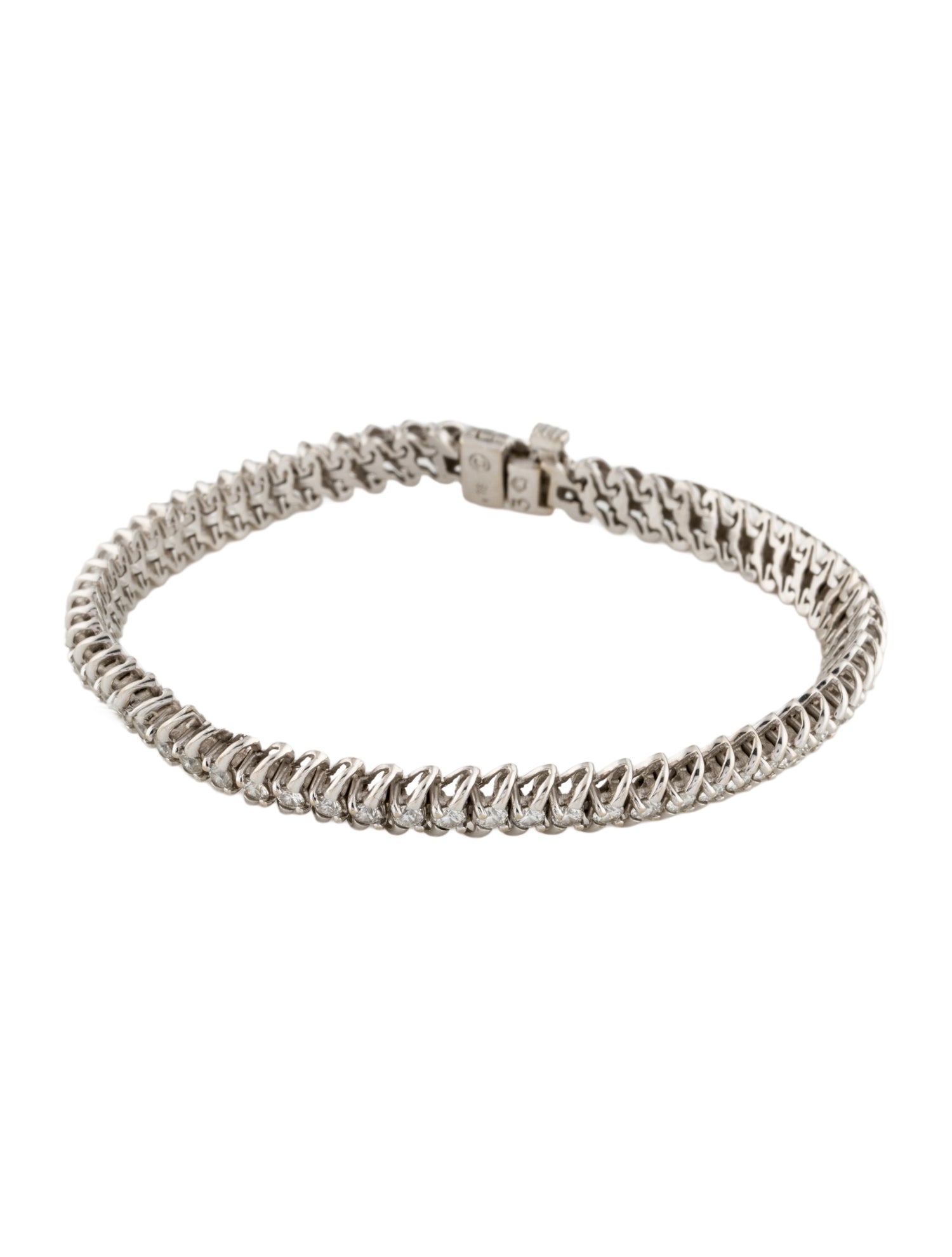 Bracelet 18K 3.00ctw Diamond Tennis