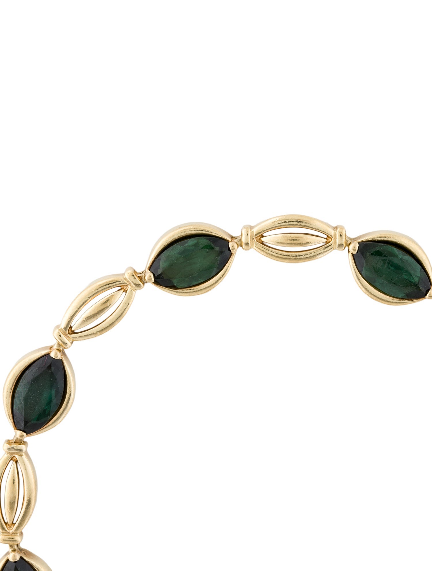 Bracelet 18K Tourmaline Link Bracelet