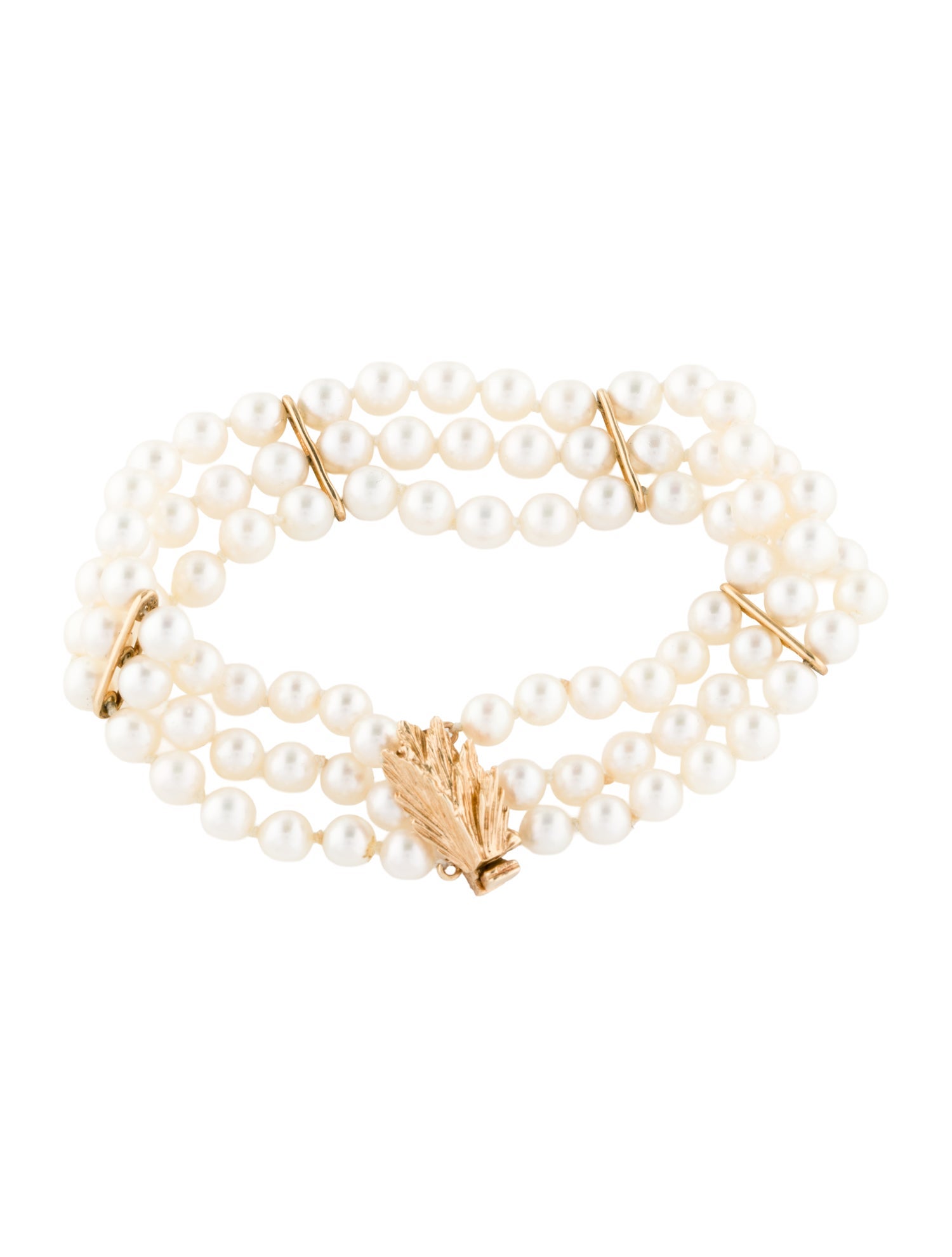 Bracelet 14K Pearl Multi-Strand