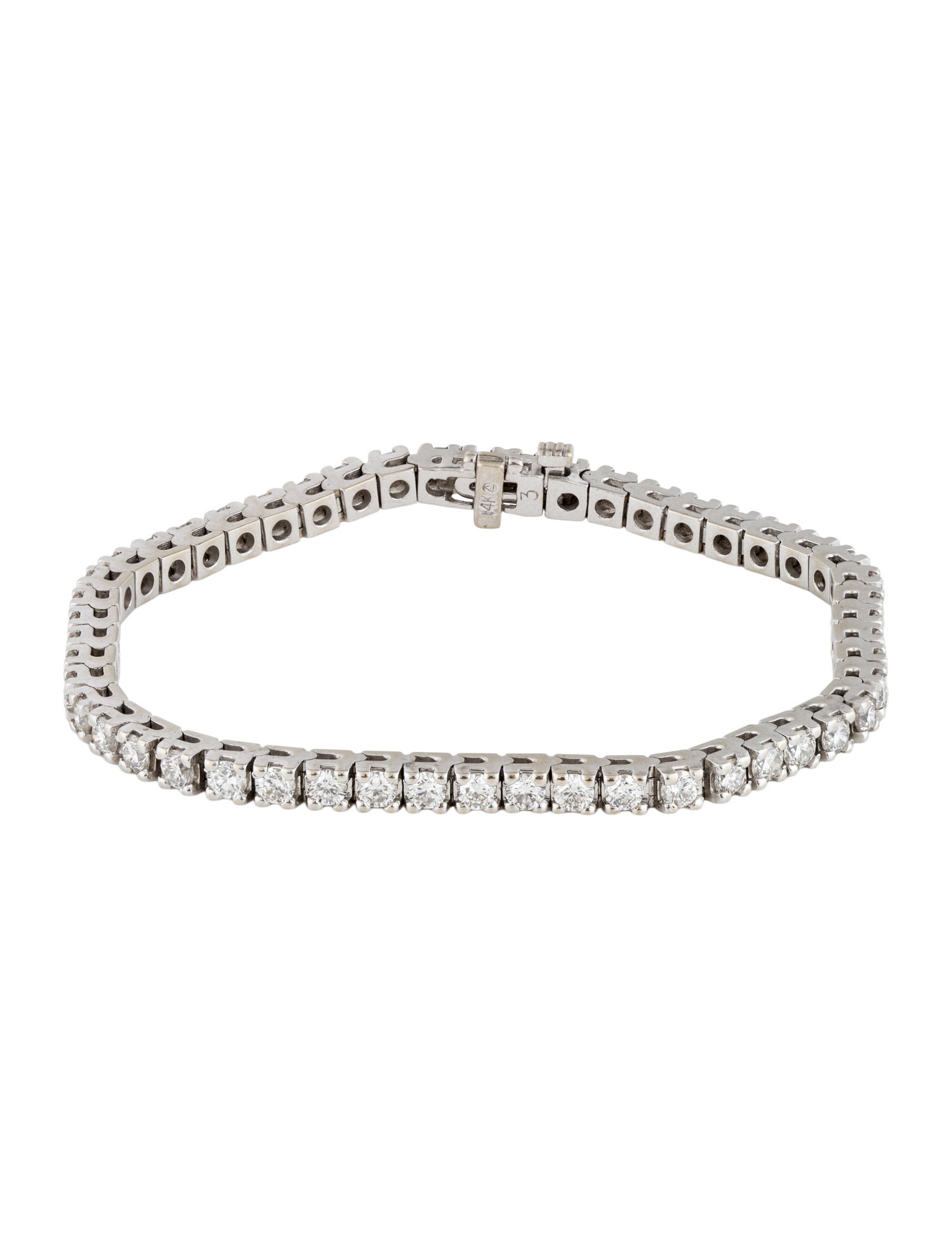 Bracelet 14K 4.50ctw Diamond Tennis Link
