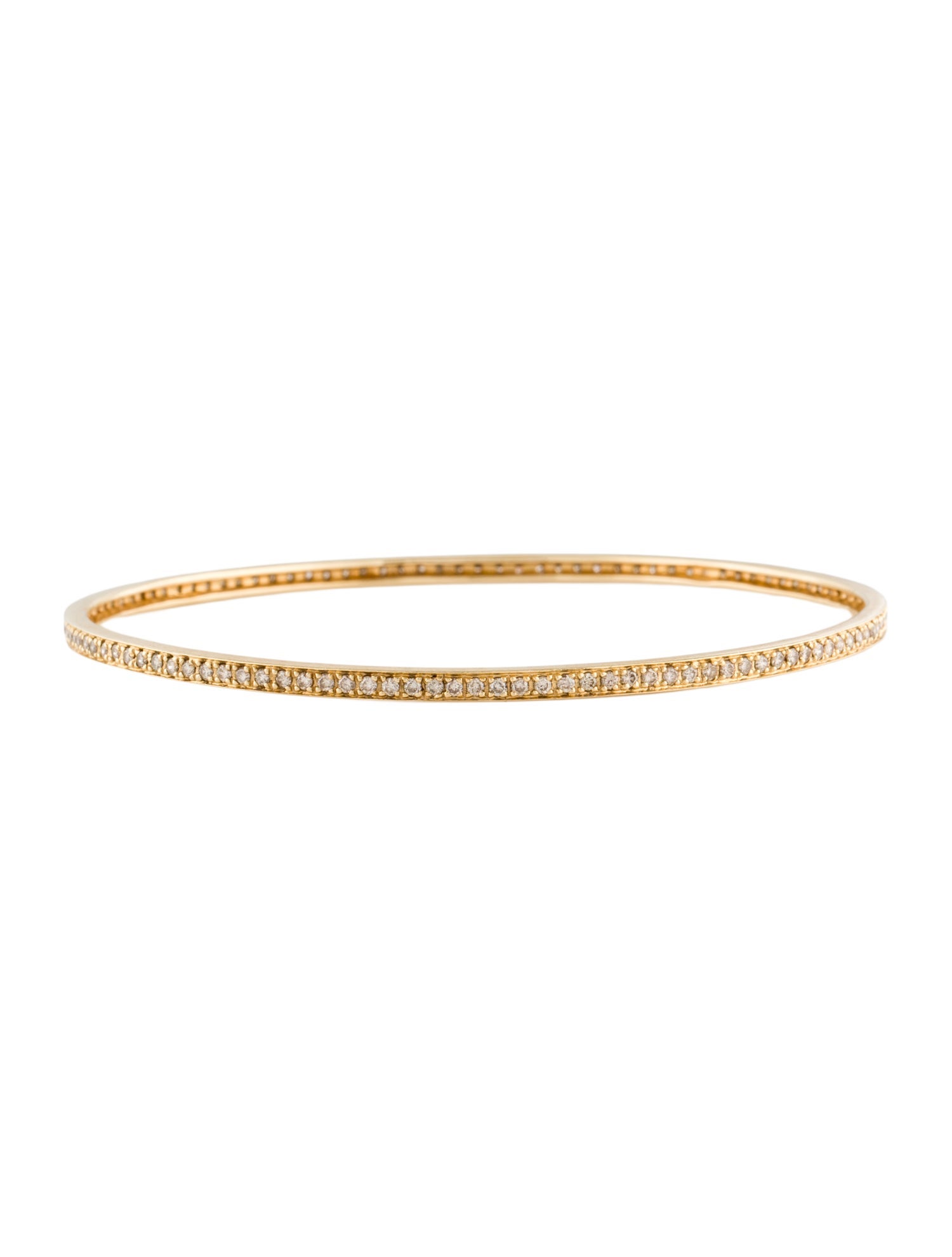 Sydney Evan 14K Diamond Eternity Bangle