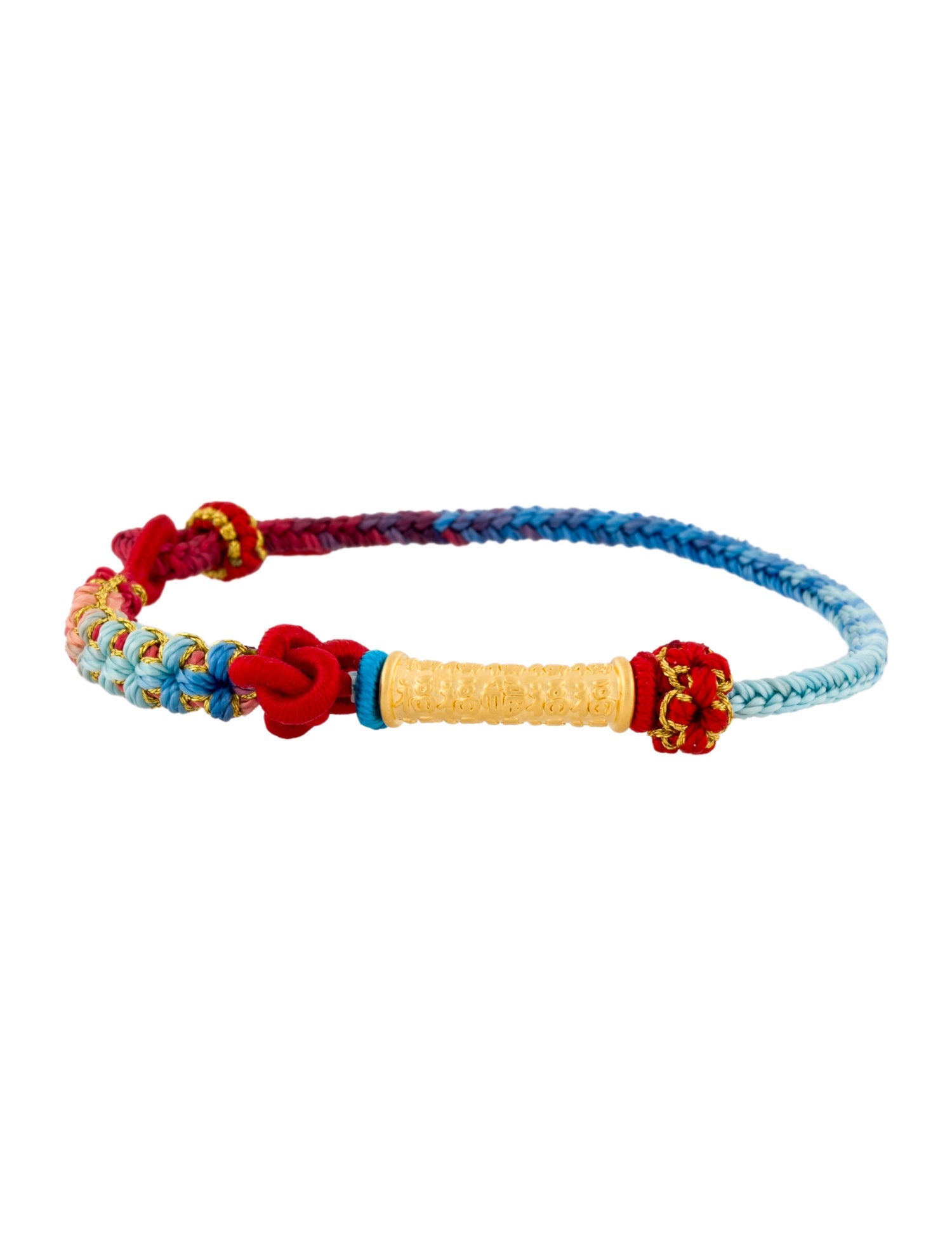 Bracelet 24K Tube Bead Cord