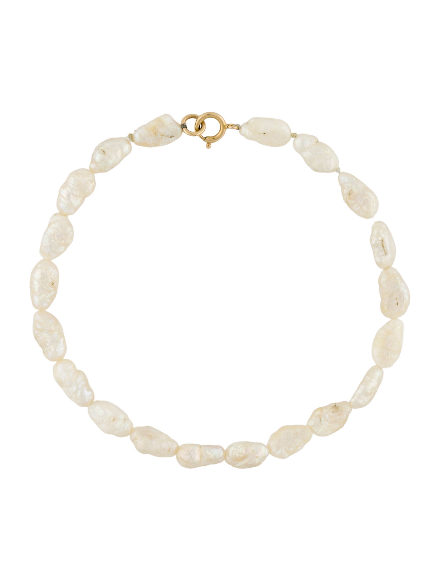 Bracelet 14K Pearl Bead Strand