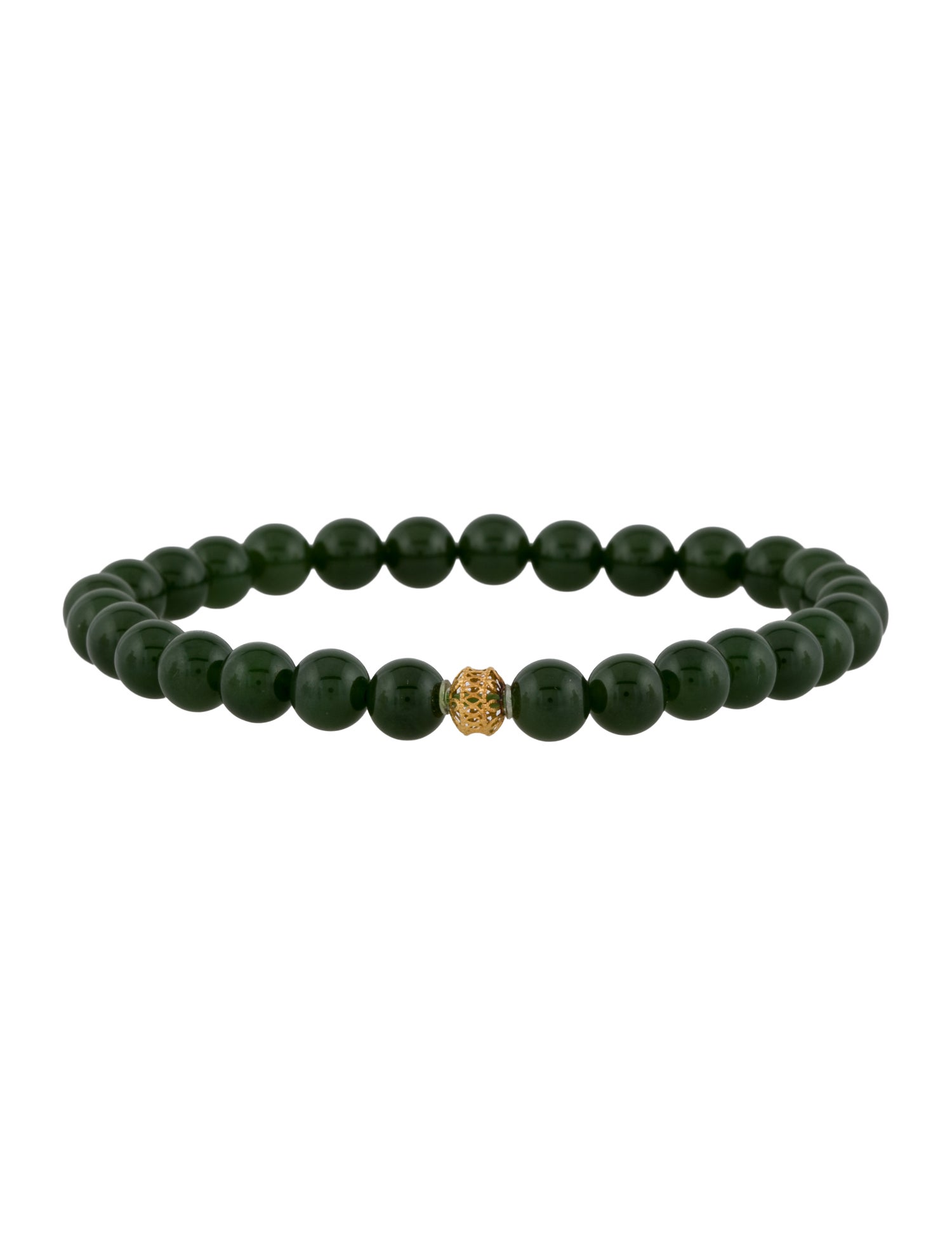 Bracelet 22K Nephrite Bead