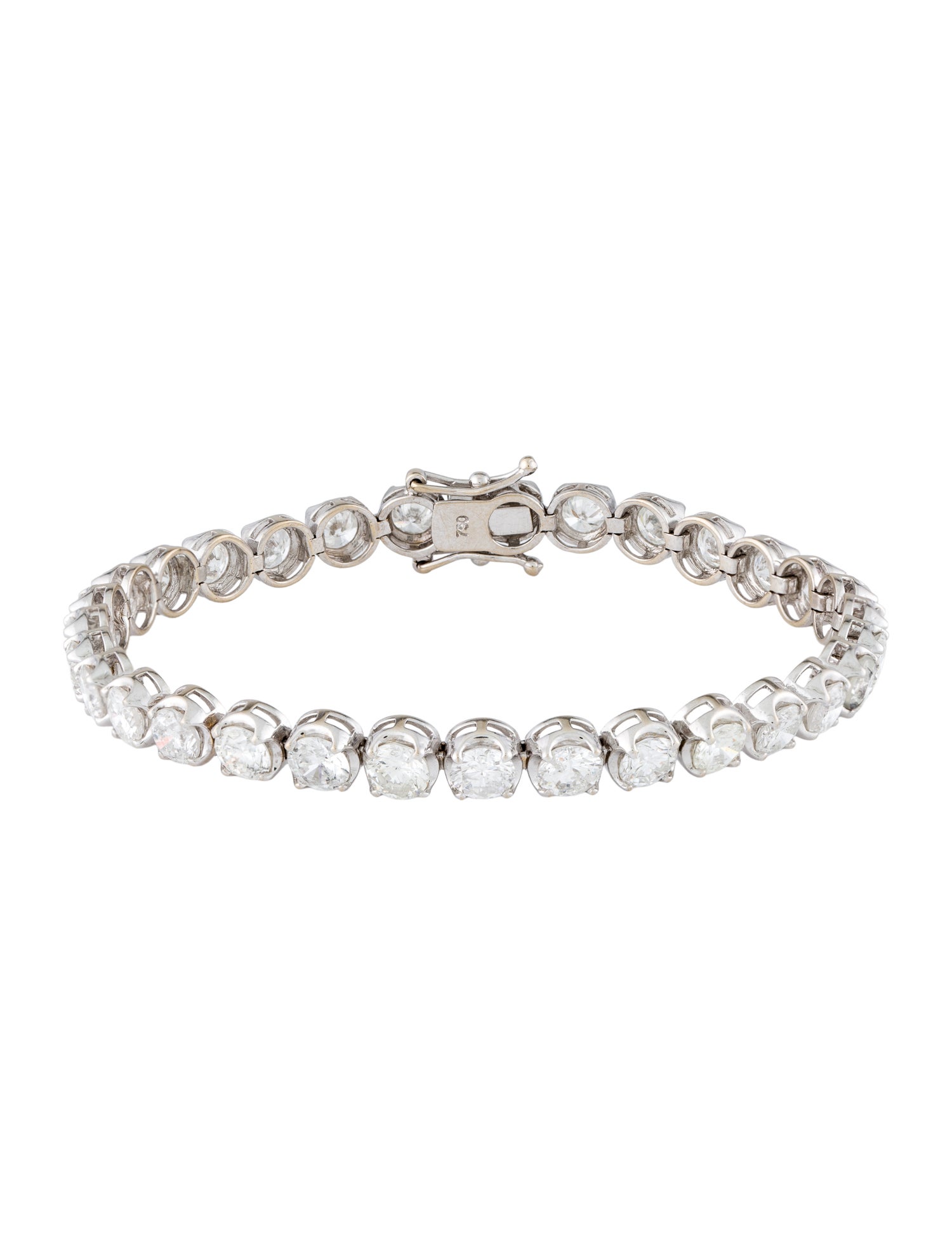 Bracelet 18K 11.78ctw Diamond Tennis