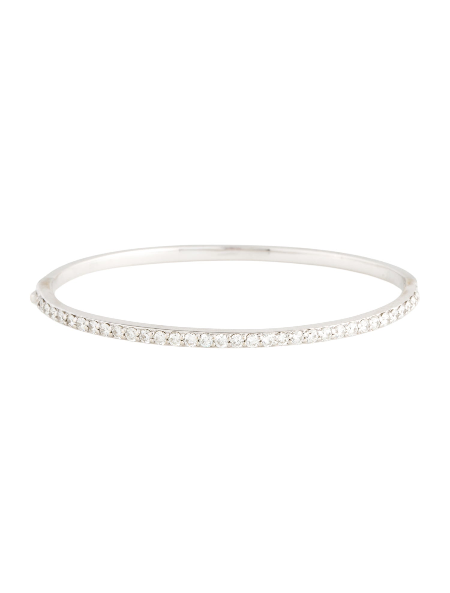 Bracelet 14K 1.15ctw Diamond Hinged Bangle