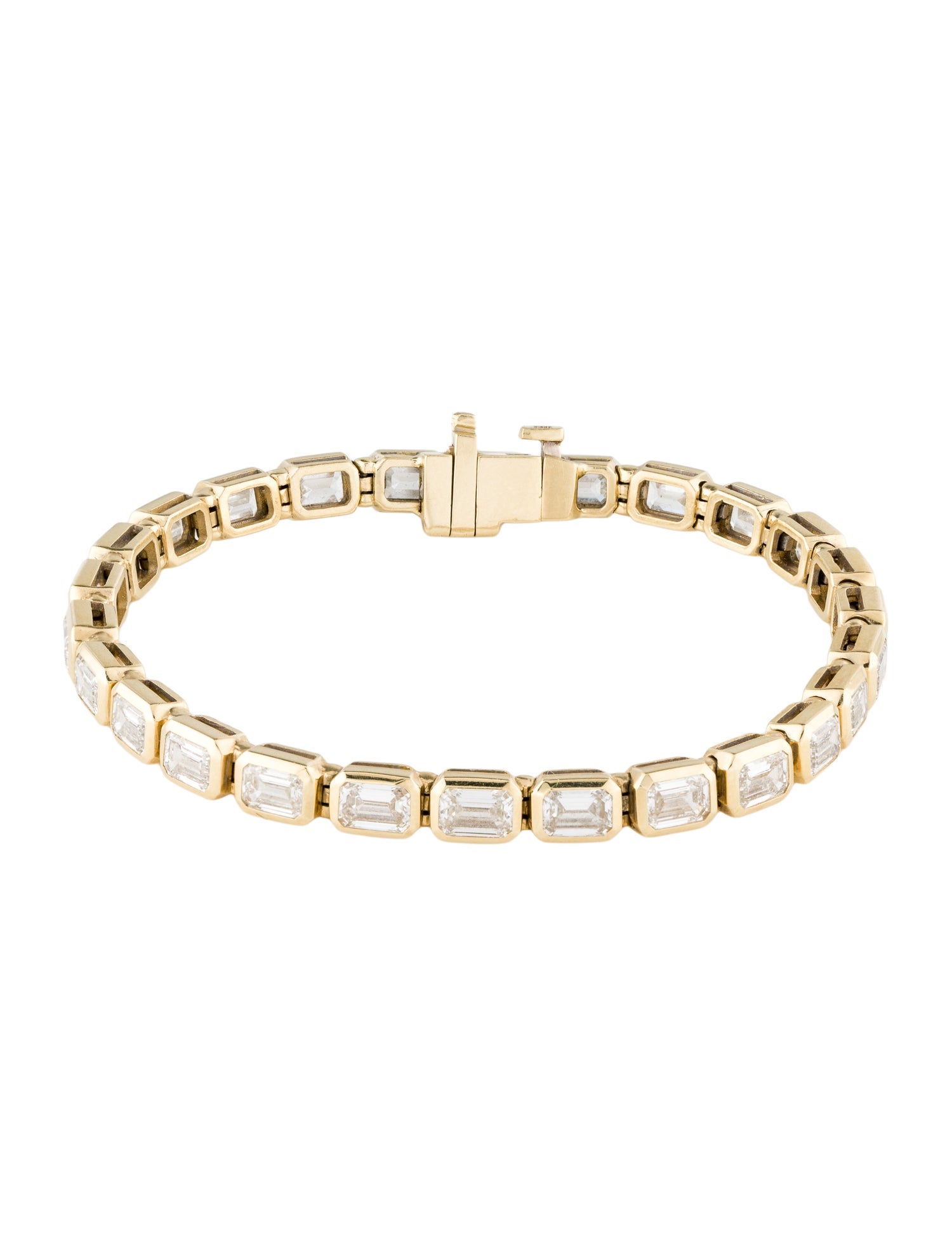 Bracelet 18K 8.84ctw Diamond Tennis Link