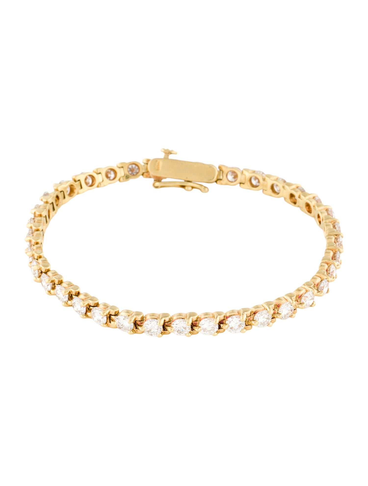 Bracelet 18K 6.12ctw Diamond Tennis