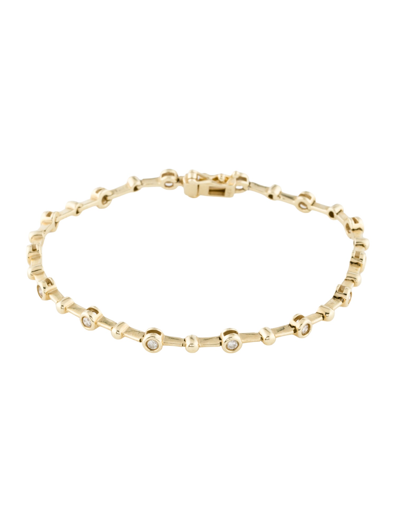 Bracelet 14K Diamond Link