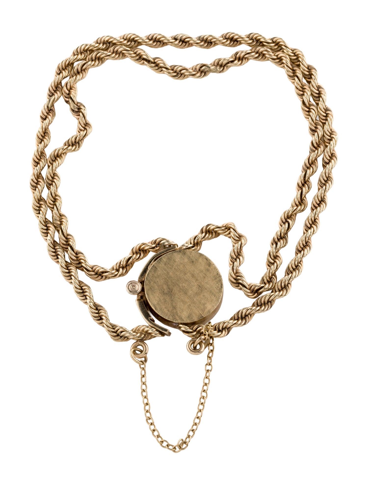 Bracelet 14K Double Chain Station