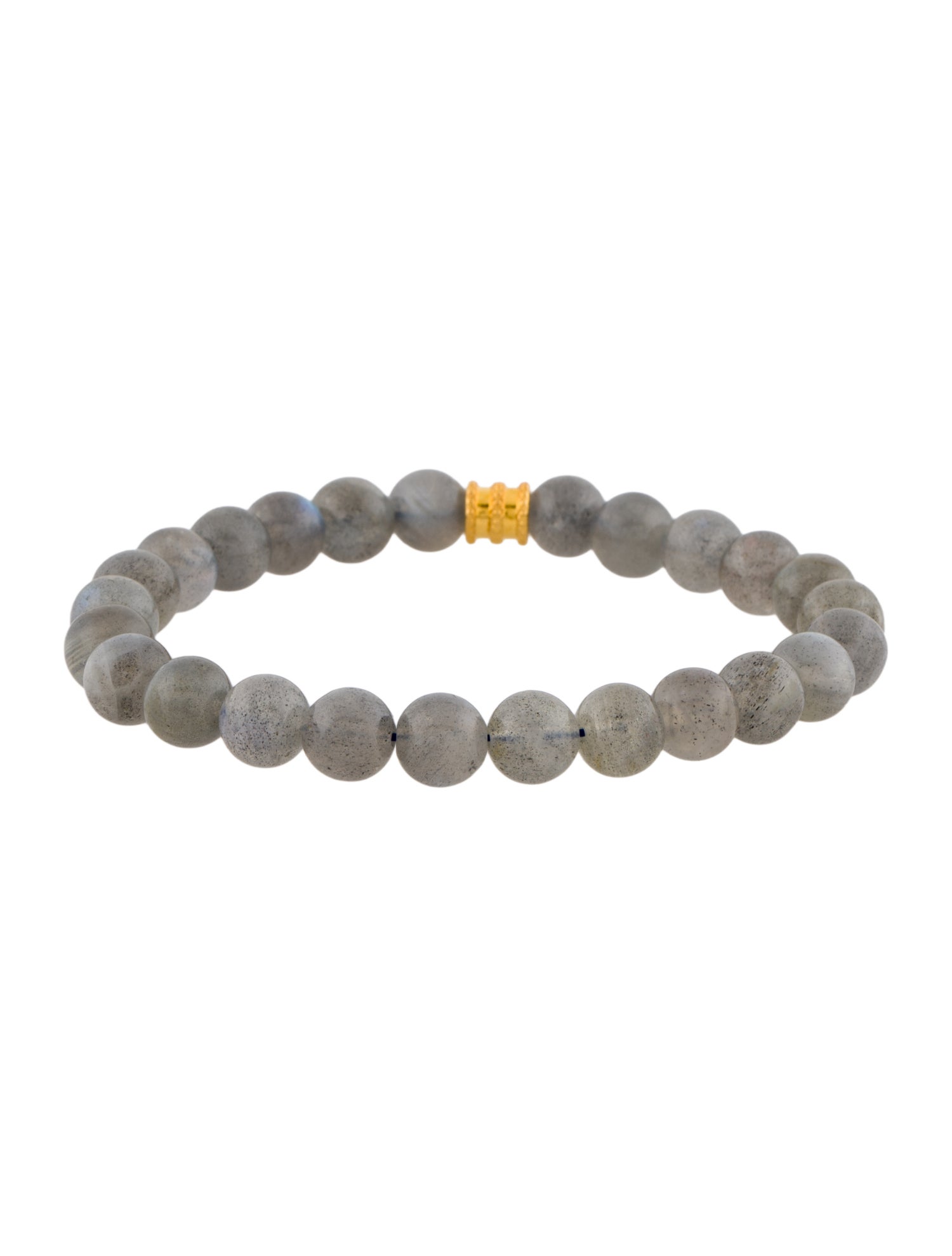 Bracelet 24K Moonstone Labradorite Bead