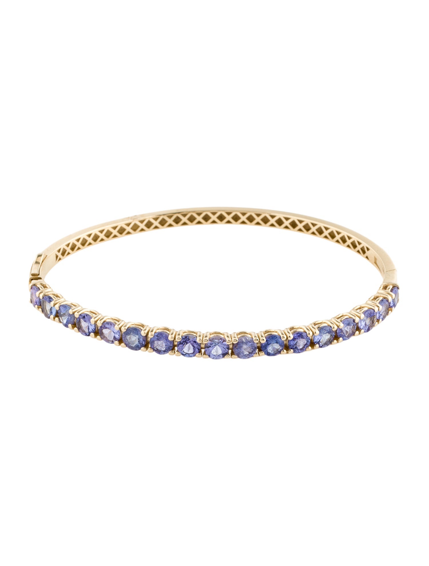 Bracelet 14K 5.95ctw Tanzanite Bangle