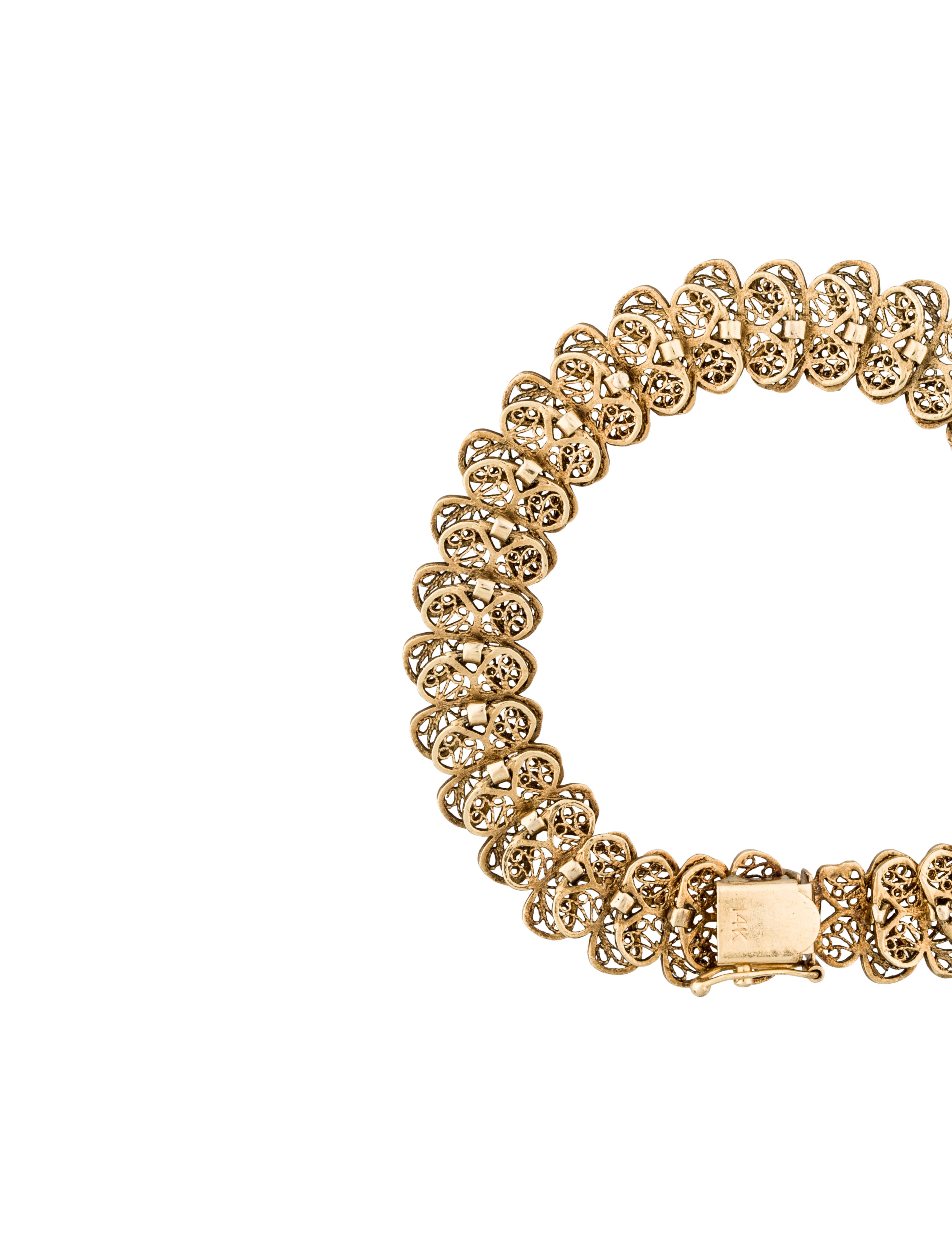 14K Butterfly Link Bracelet Bracelets BRACE20248 The RealReal